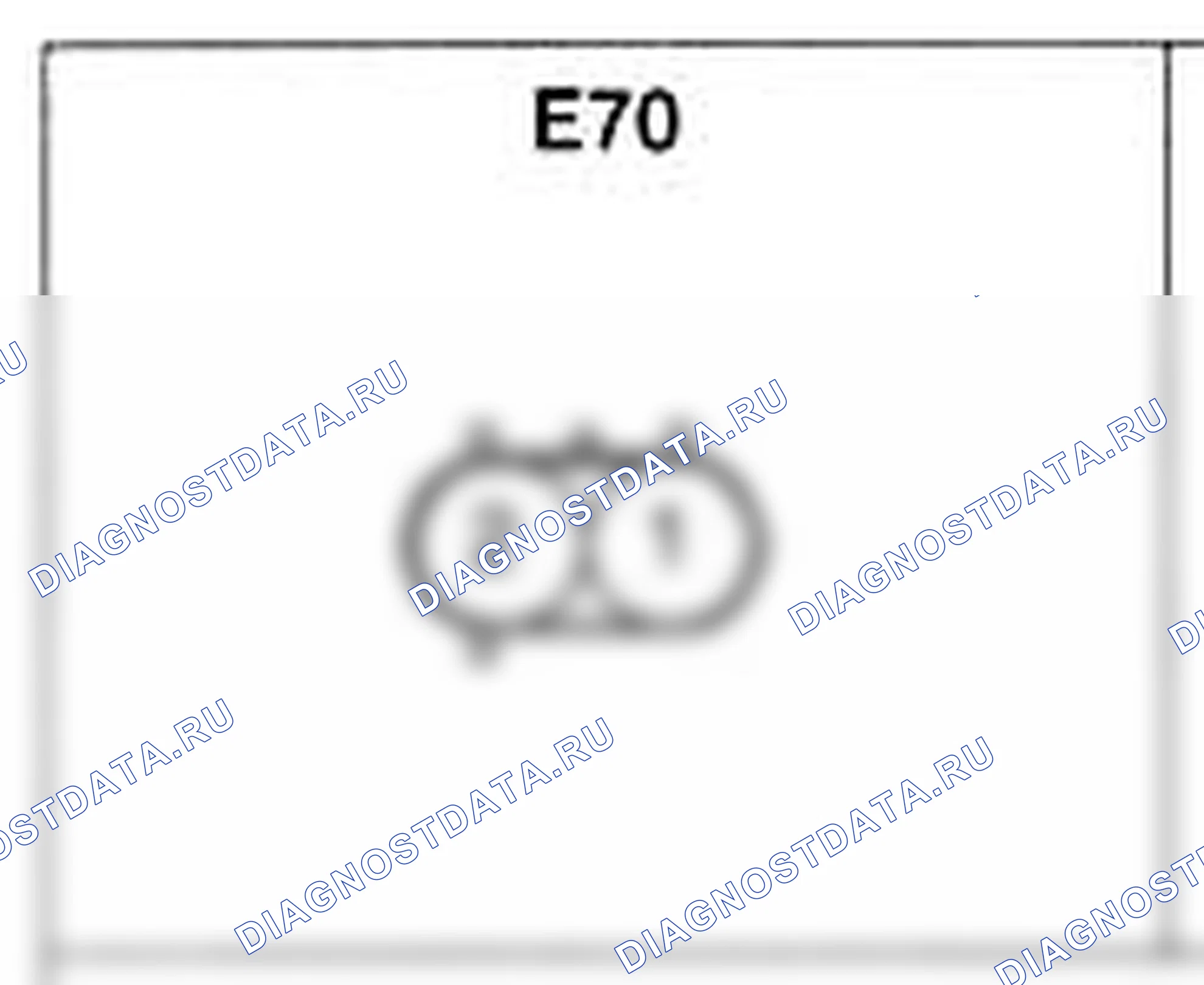 Распиновка разъёма E70 — жгута двигателя. Hyundai Atos MX