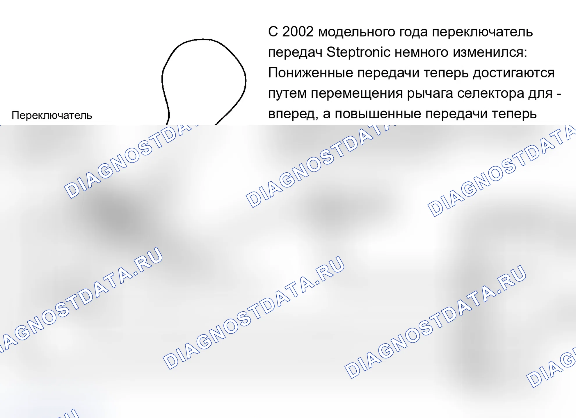 Рис. 165: КОМПОНЕНТЫ STEPTRONIC. BMW X3 E83