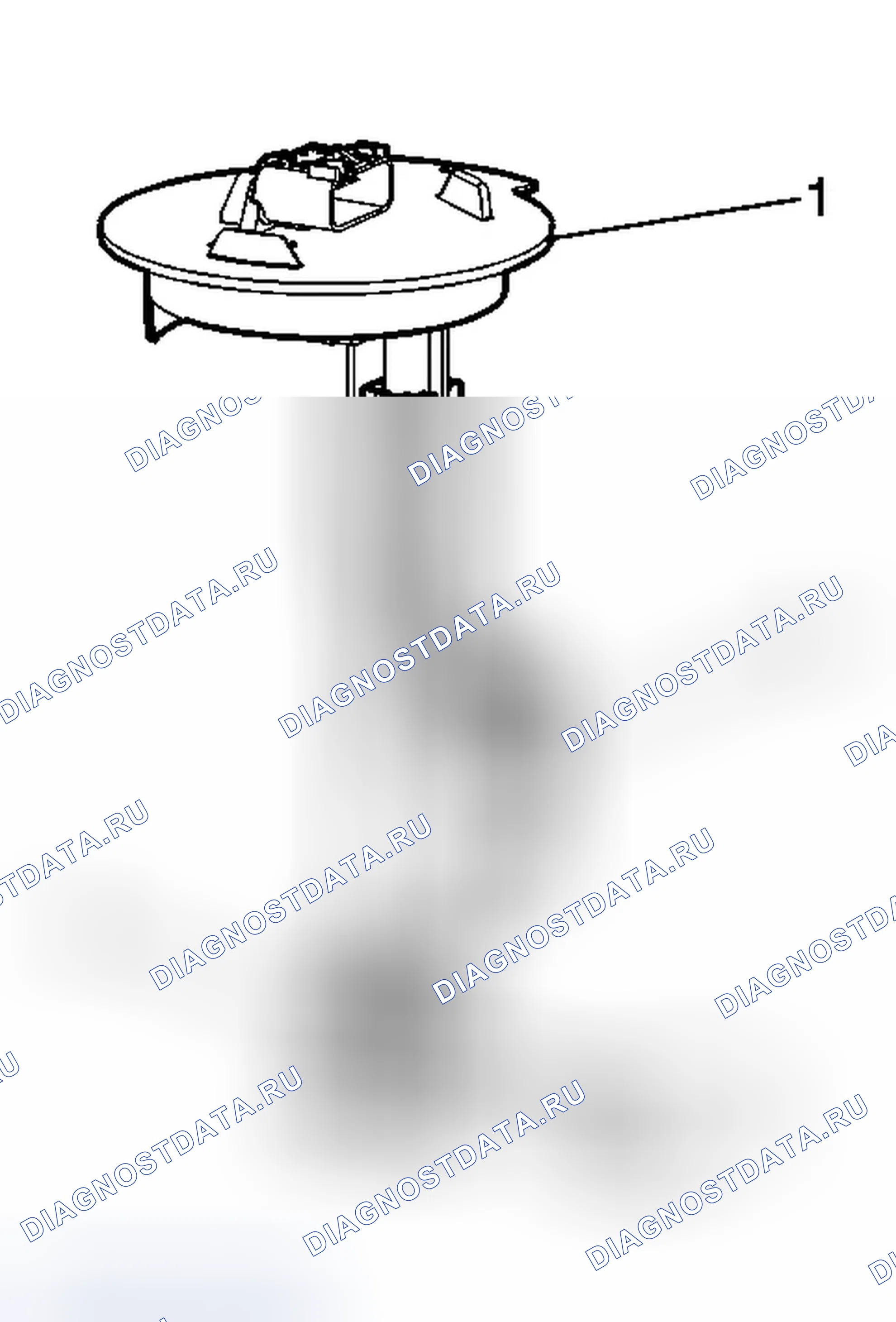 Рис. 50: Модуль вторичного топливного бака. Chevrolet Equinox I