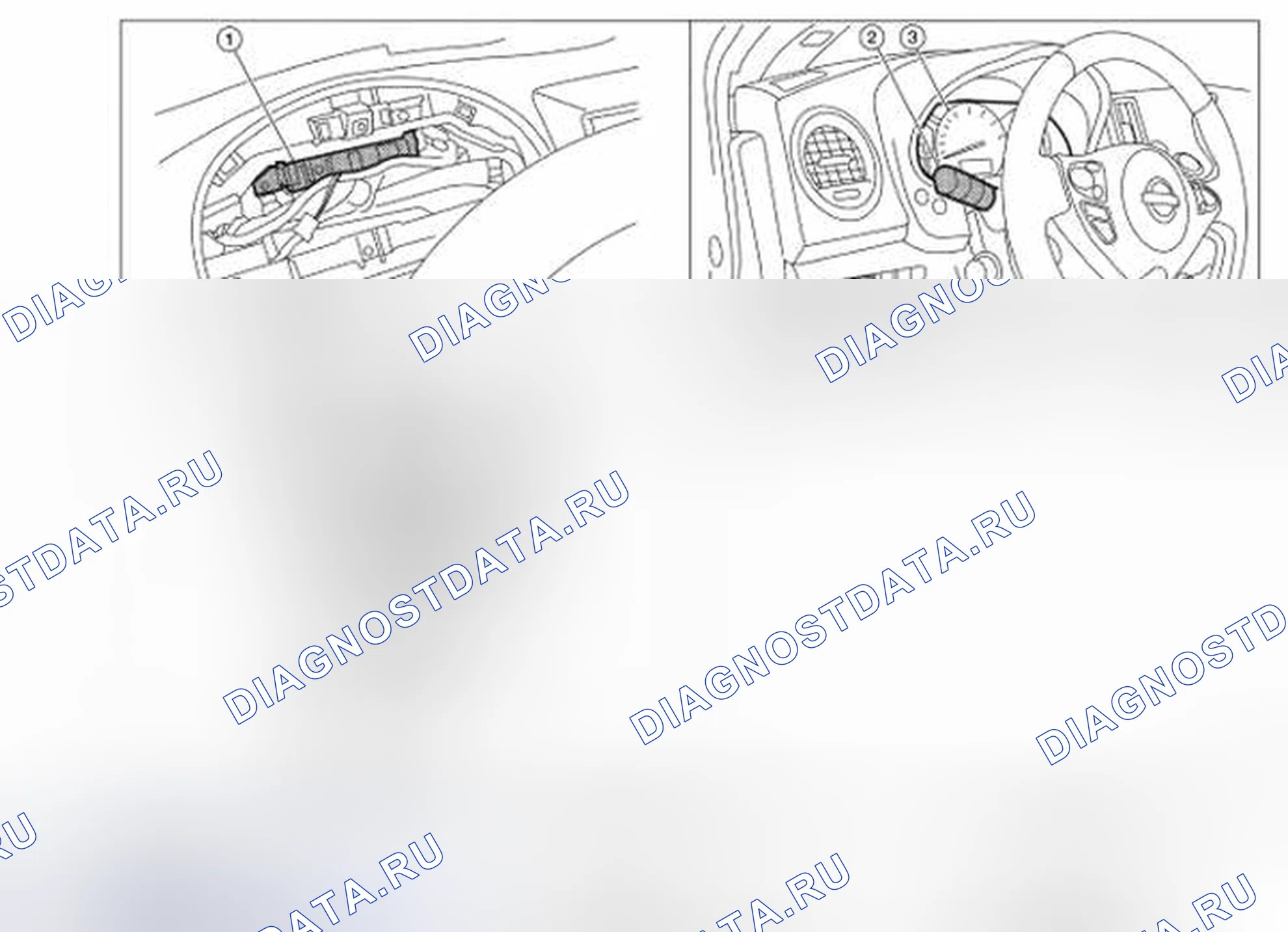 Рис. 9: Расположение компонентов. Honda Passport I