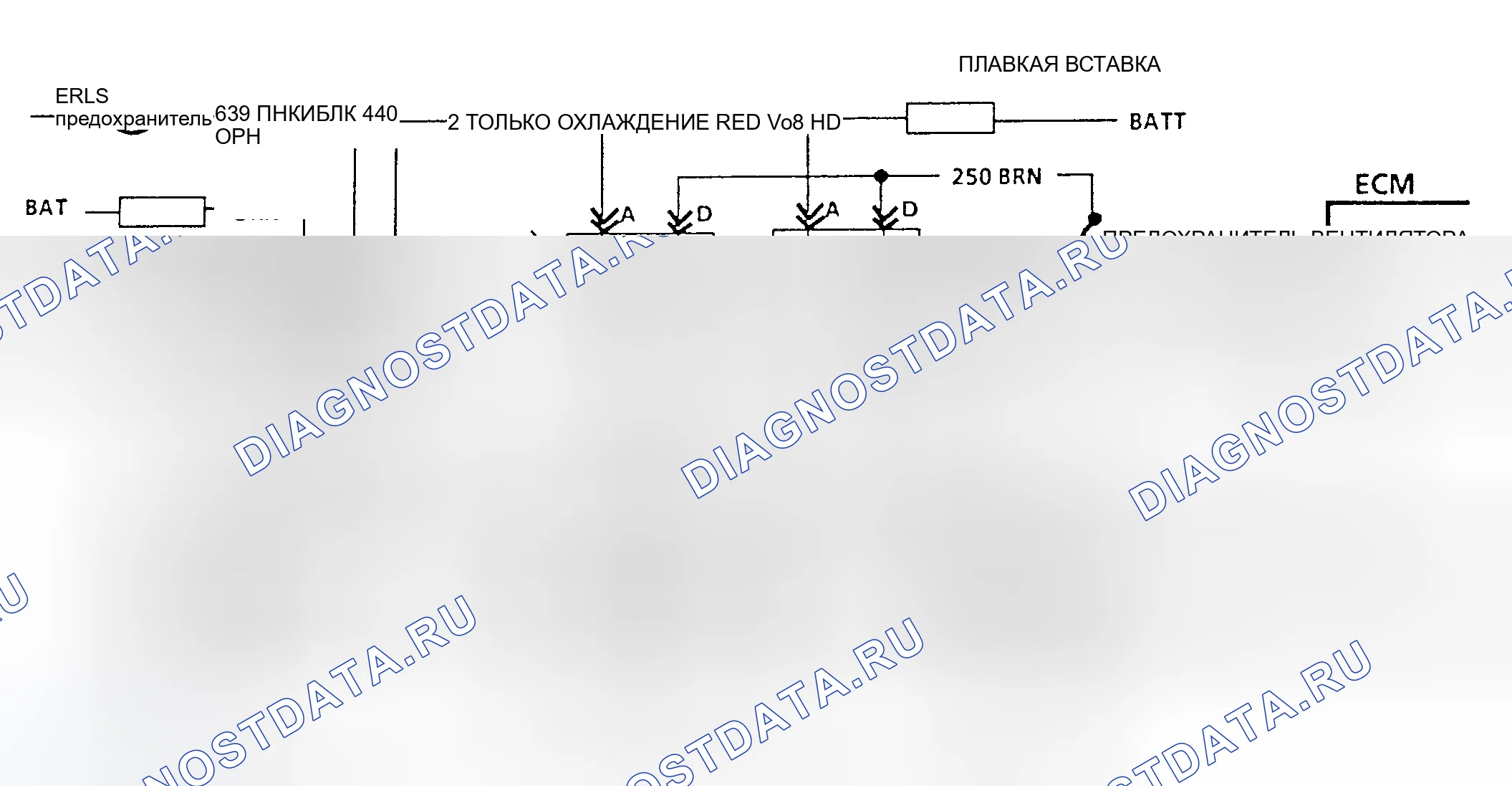 Рис. 229: Диаграмма C12H. Схематическое изображение. Проверка вентилятора охлаждающей жидкости (кондиционер оборудован системой охлаждения для тяжелых условий эксплуатации - корпус 3.8L «A»). Pontiac Grand AM III