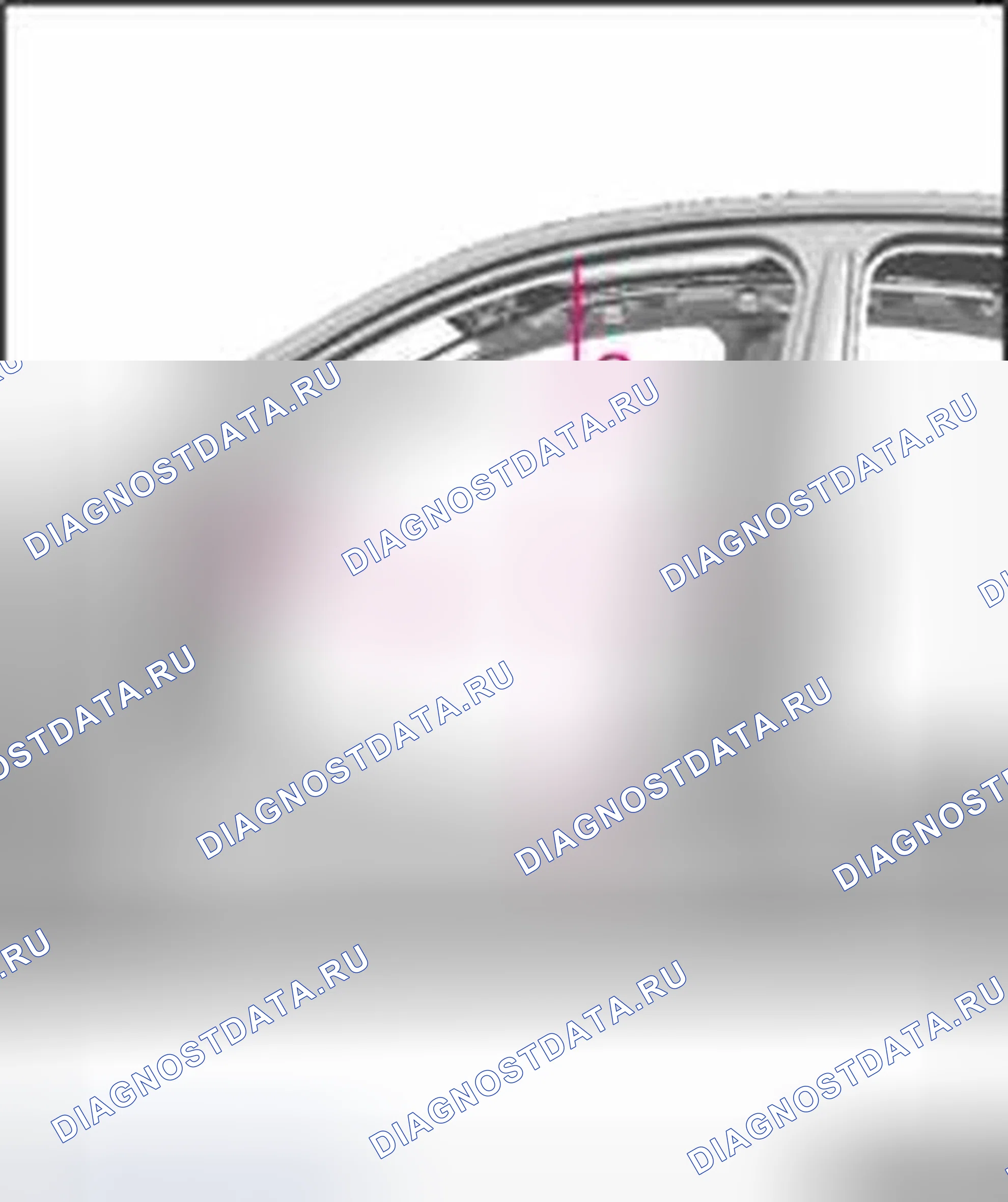 Рис. 47: Дверной вырез, спереди и сзади. Audi A6 С6
