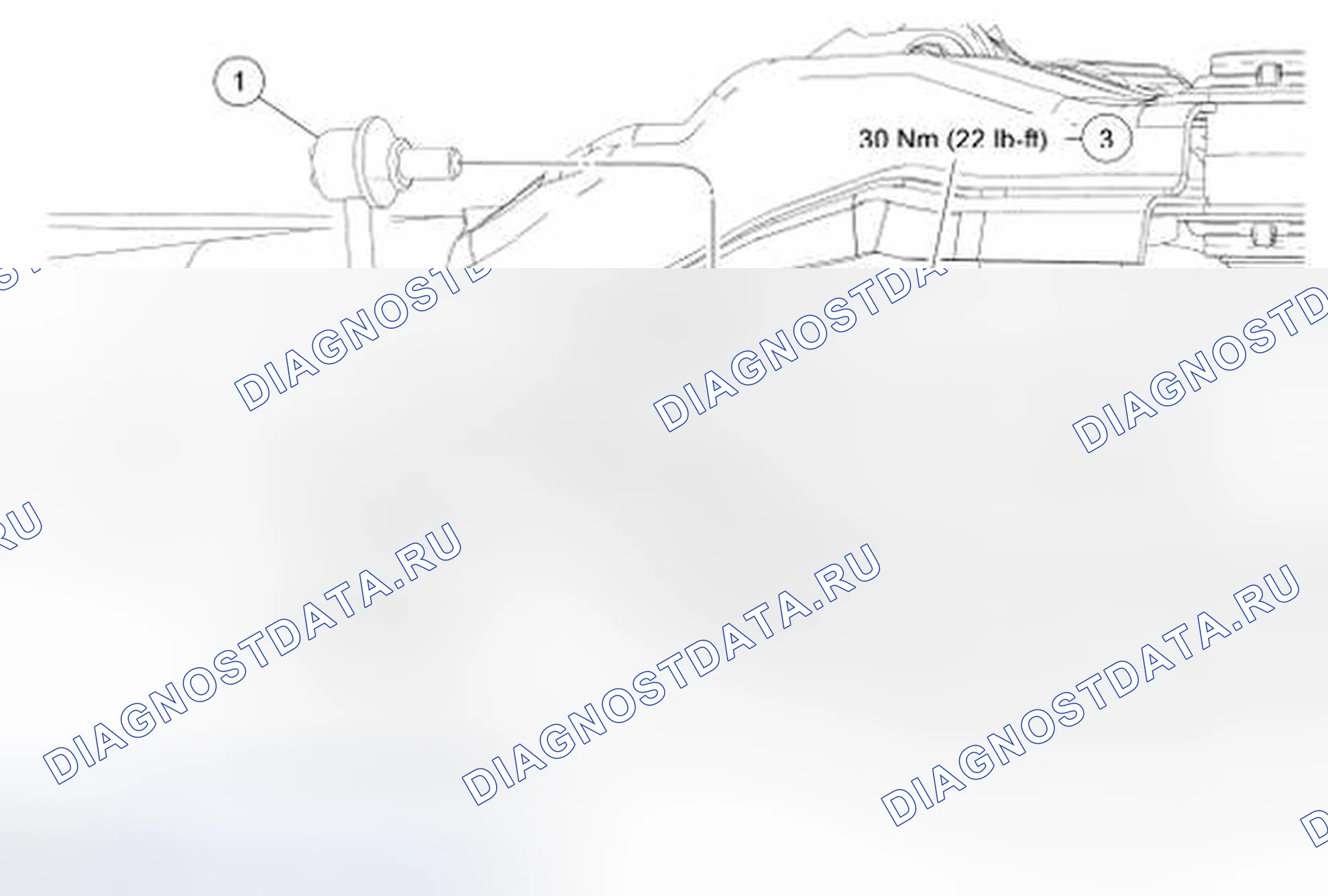 Рис. 38: Планка и звено стабилизатора. Hyundai Lafesta I
