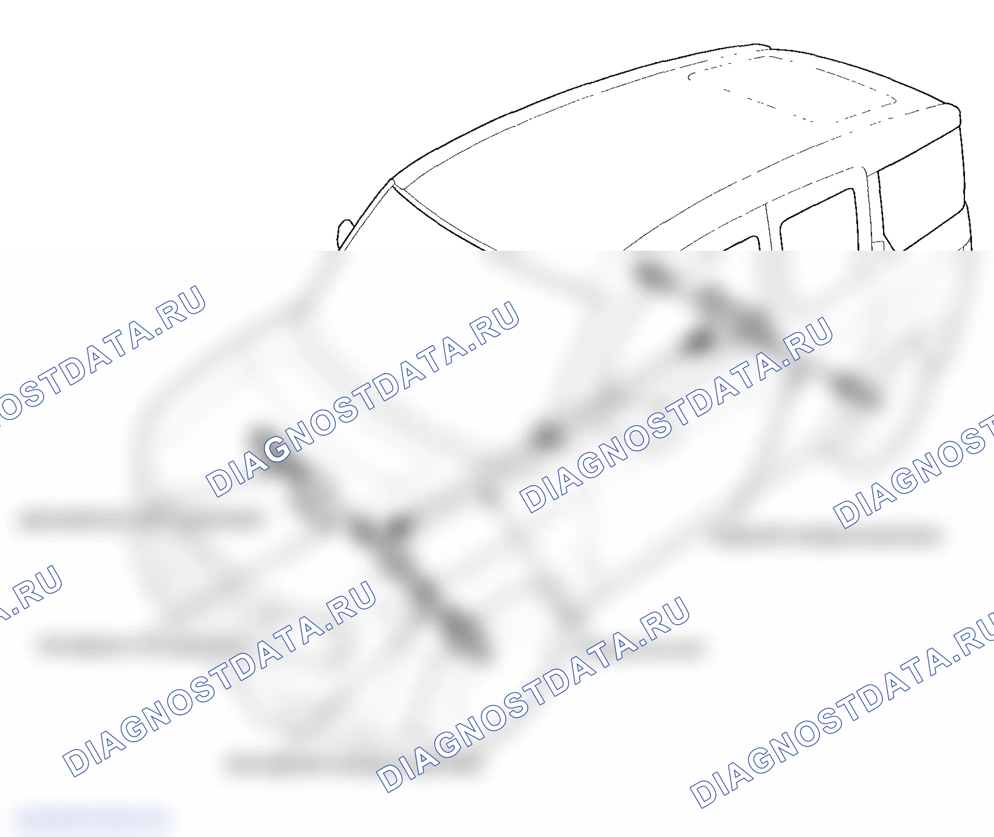 Рис. 2: Индекс расположения компонентов. Honda Element I