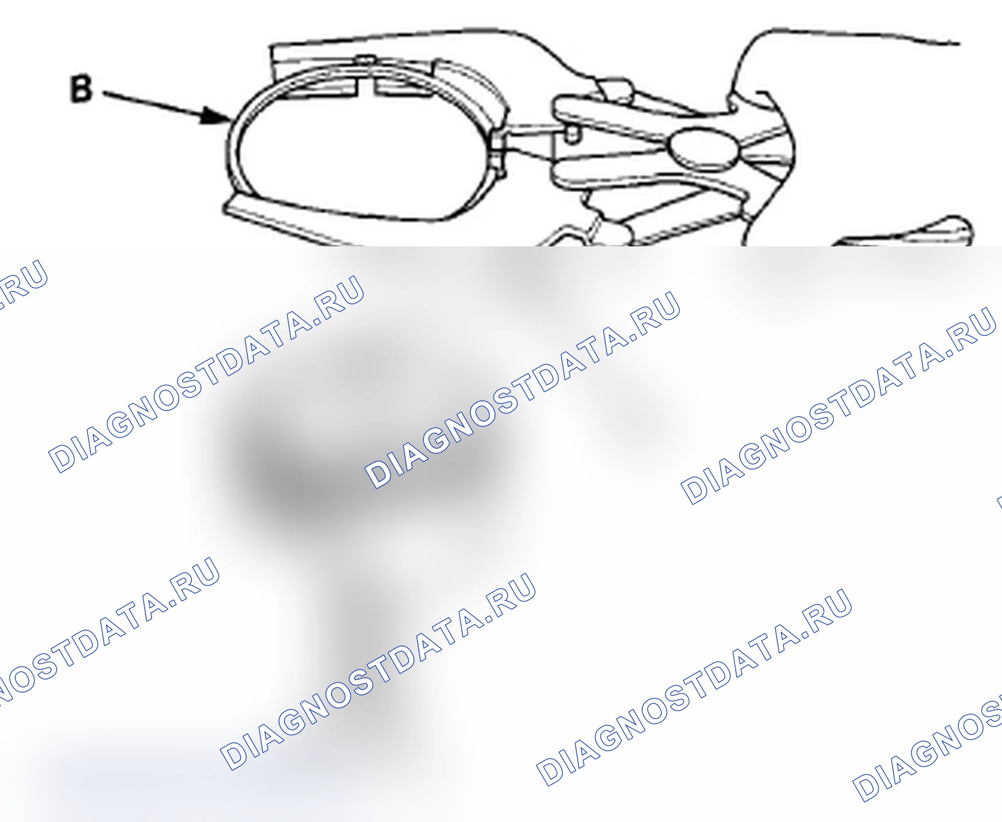 Рис. 542: Замена поршневого кольца. Acura TL IV рестайлинг