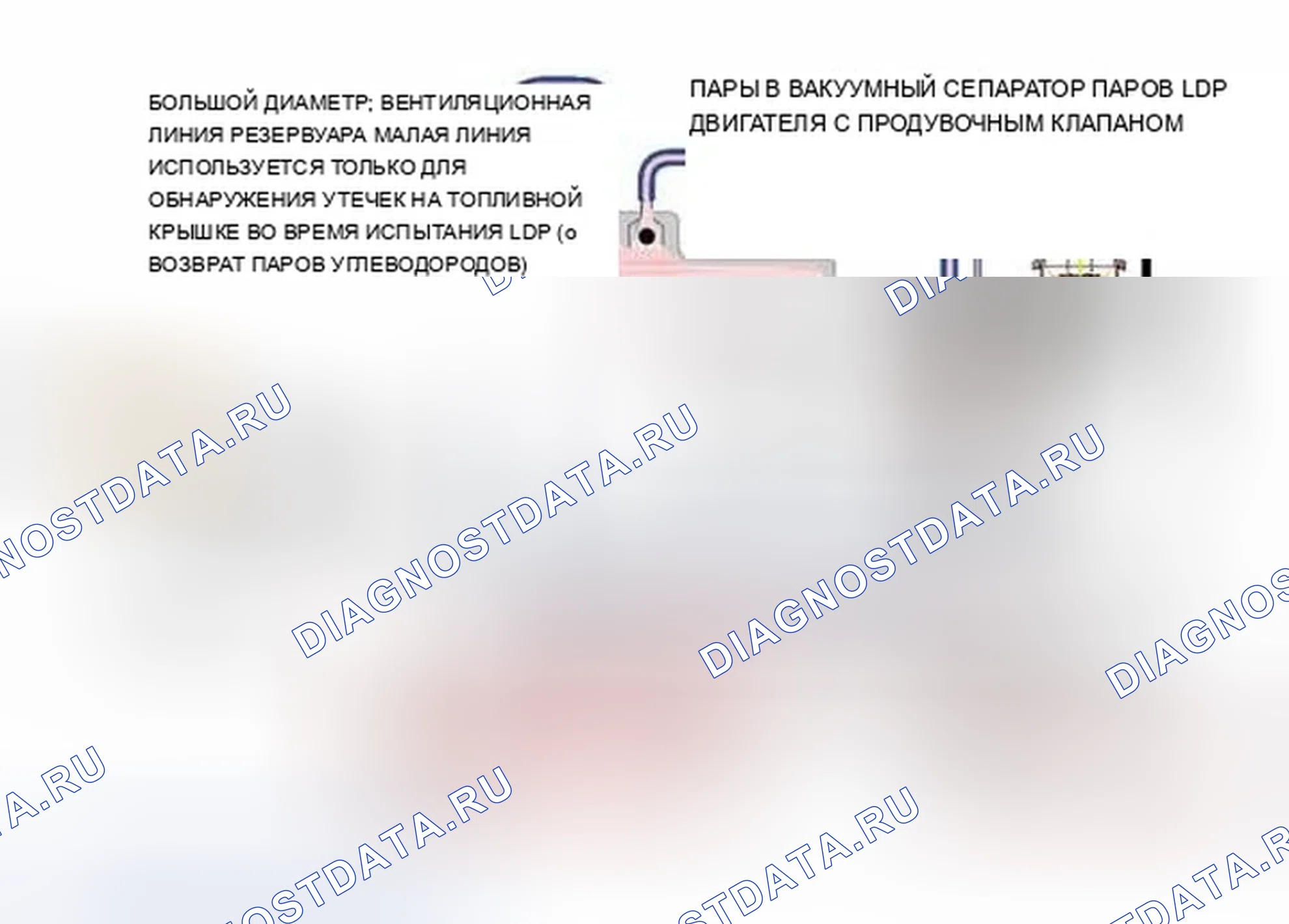 Рис. 16: РЕГЕНЕРАЦИЯ ПАРОВ ПРИ ПЕРЕГРУЗКЕ ТОПЛИВА НА БОРТУ (ORVR). BMW X5 E53