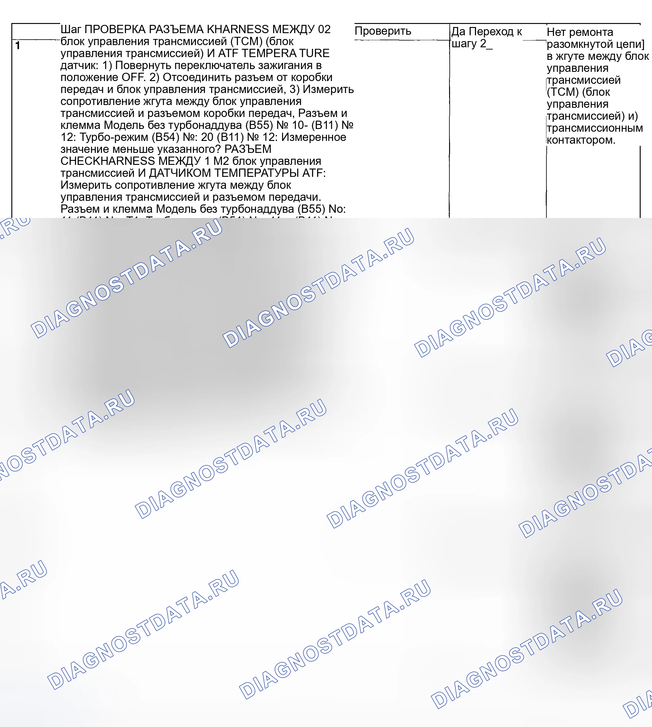 Рис. 609: ДИАГНОСТИЧЕСКАЯ ПРОЦЕДУРА. Subaru Impreza GD/GC/GG рестайлинг
