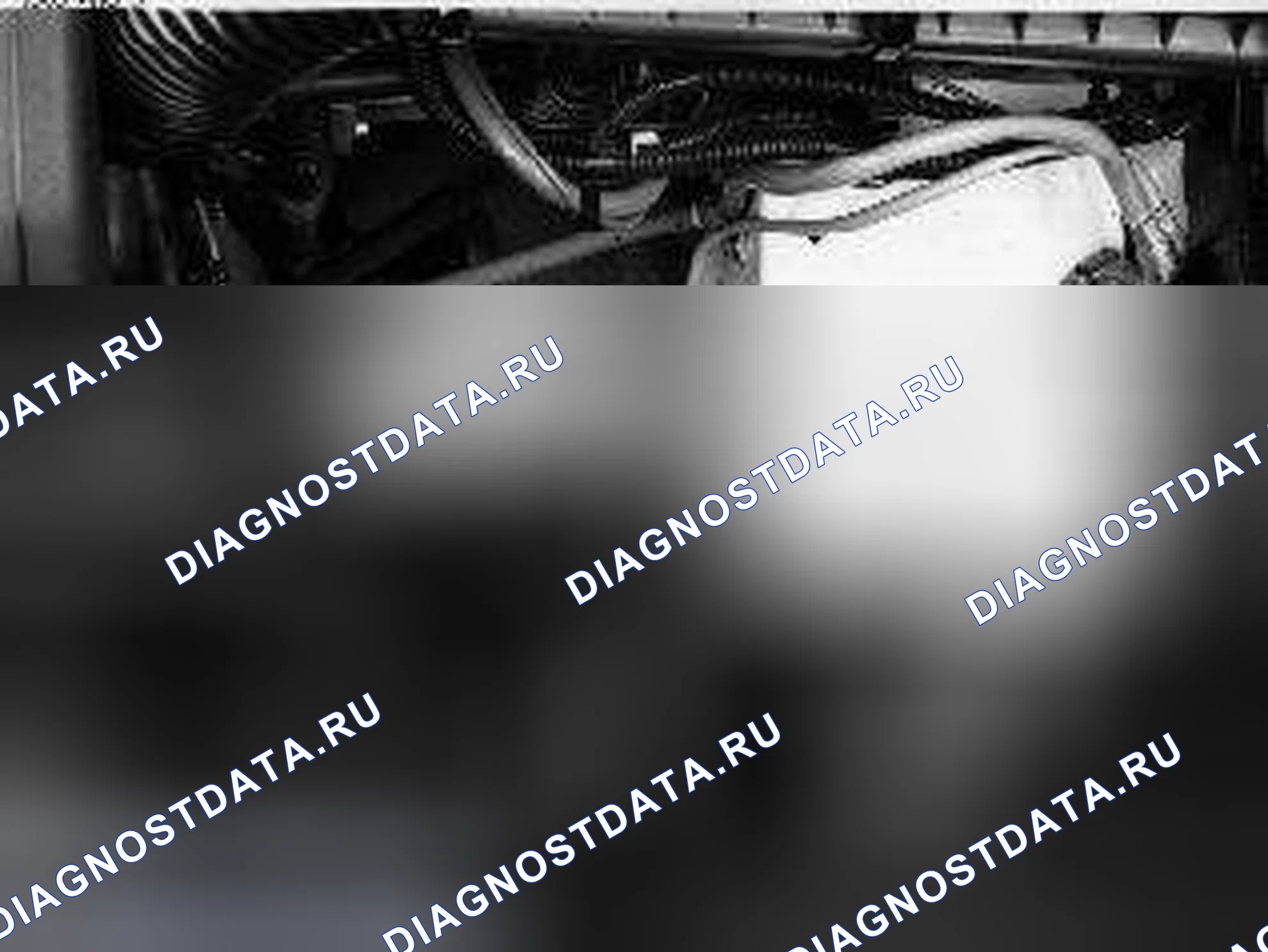 Рис. 176: Проверка клеммы массы. Volvo C70 I
