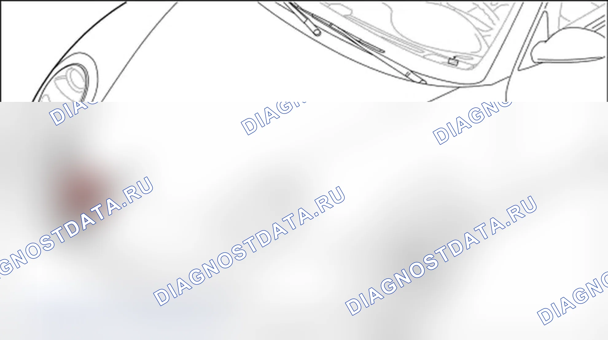 Рис. 19: Установочное положение для сирены, показанное на 911. Porsche Boxster S 987
