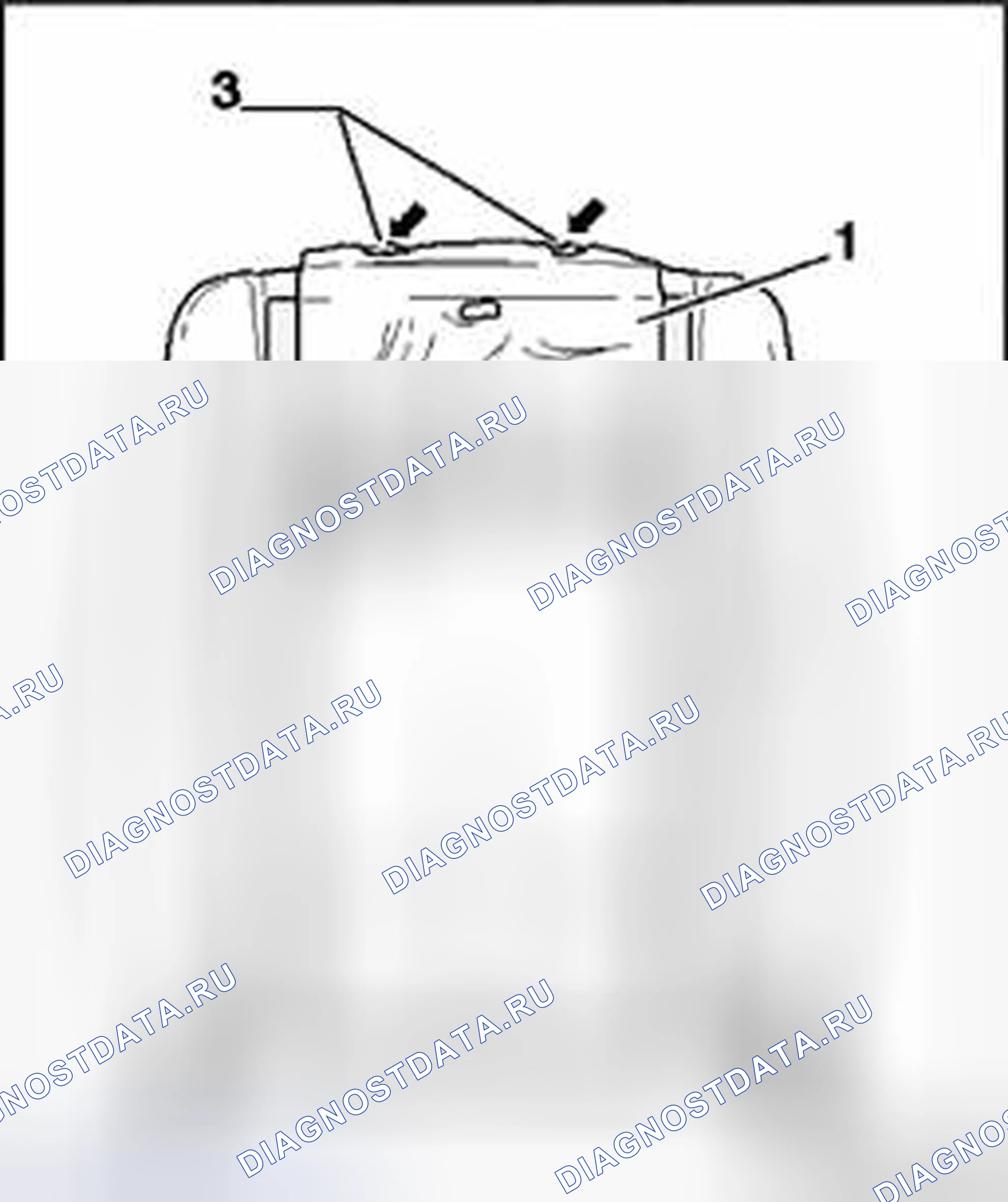 Рис. 215: Установка. Volkswagen Golf Mk4