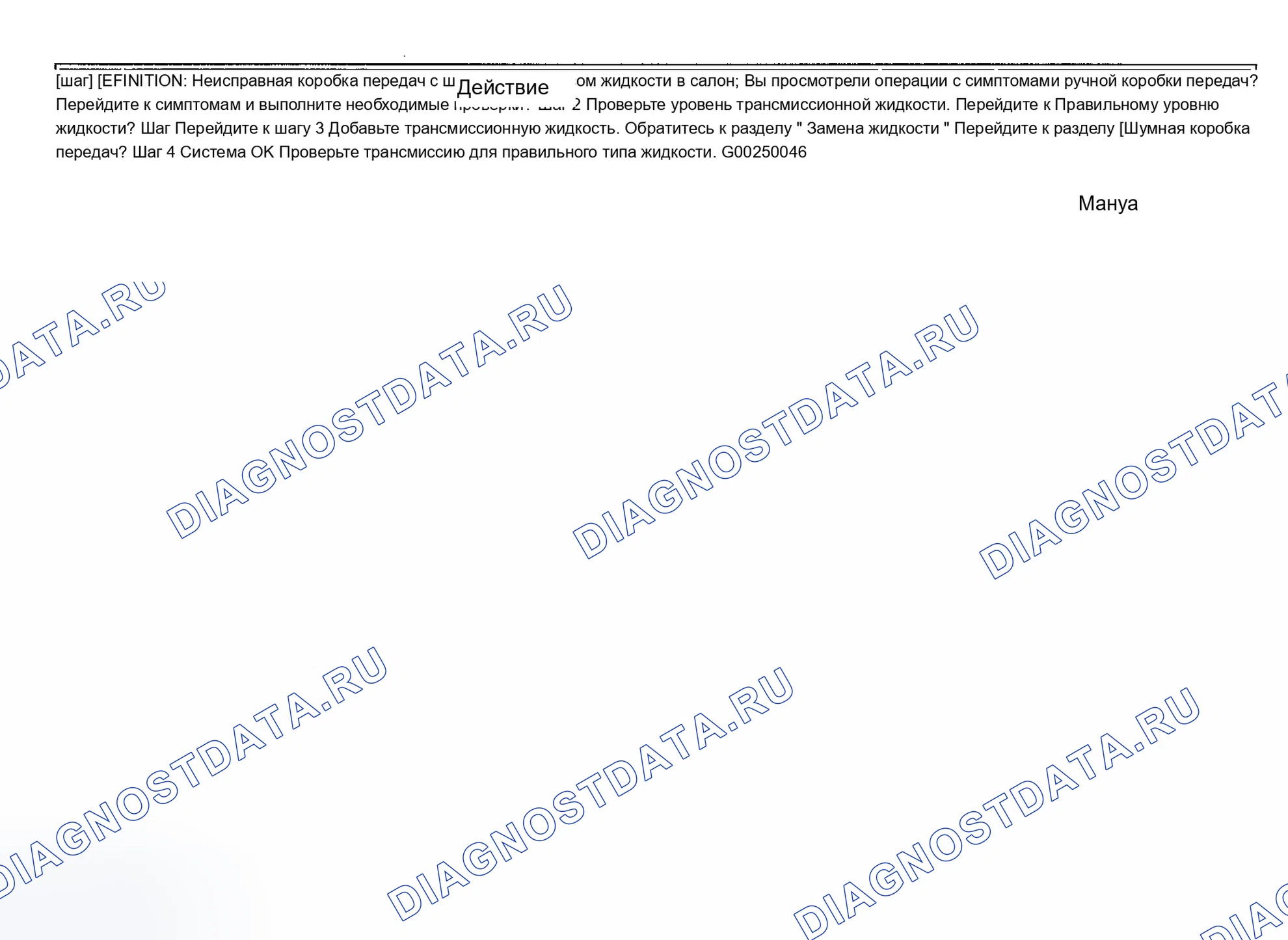 Рис. 160: Диагностический тест. Chevrolet Blazer S15 рестайлинг
