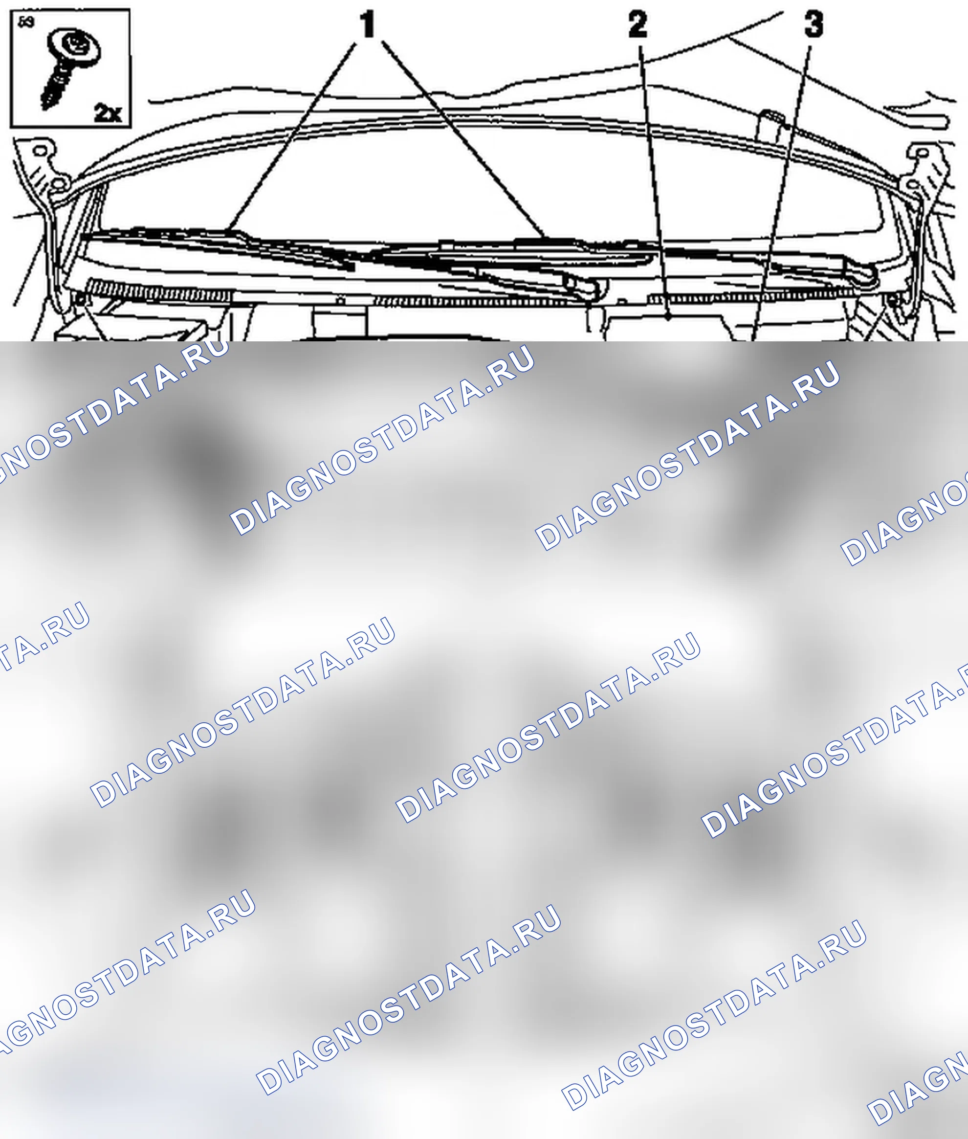 Демонтаж и монтаж водоотталкивателя. Opel Combo C