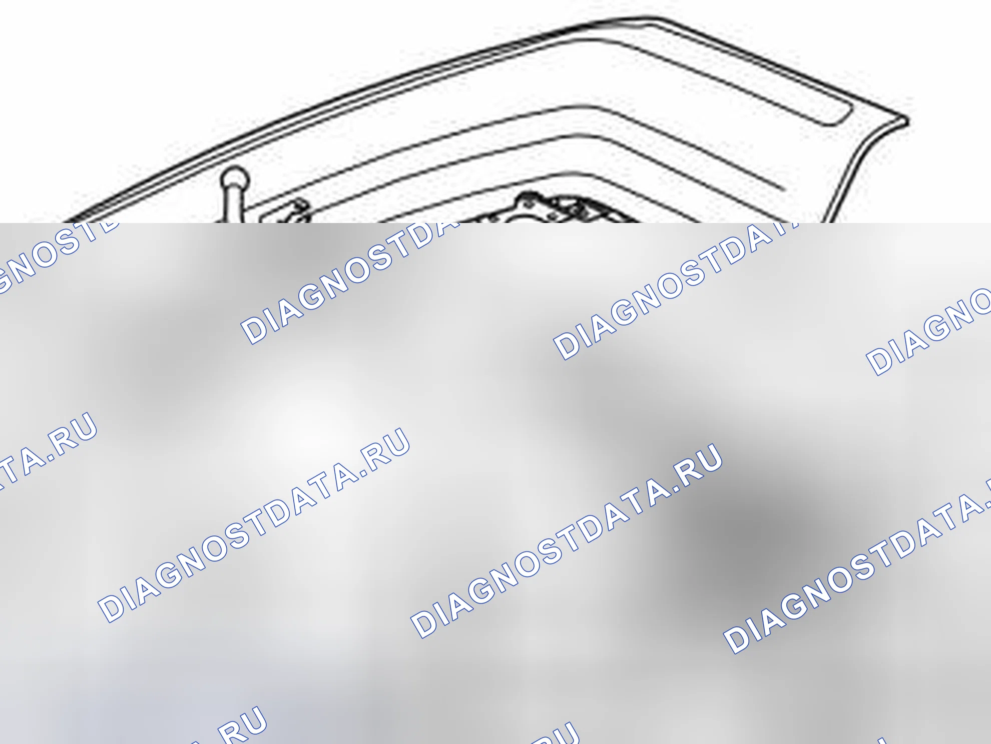 Рис. 36: Установка соединителя для фиксированных водил. Volvo S80 I рестайлинг