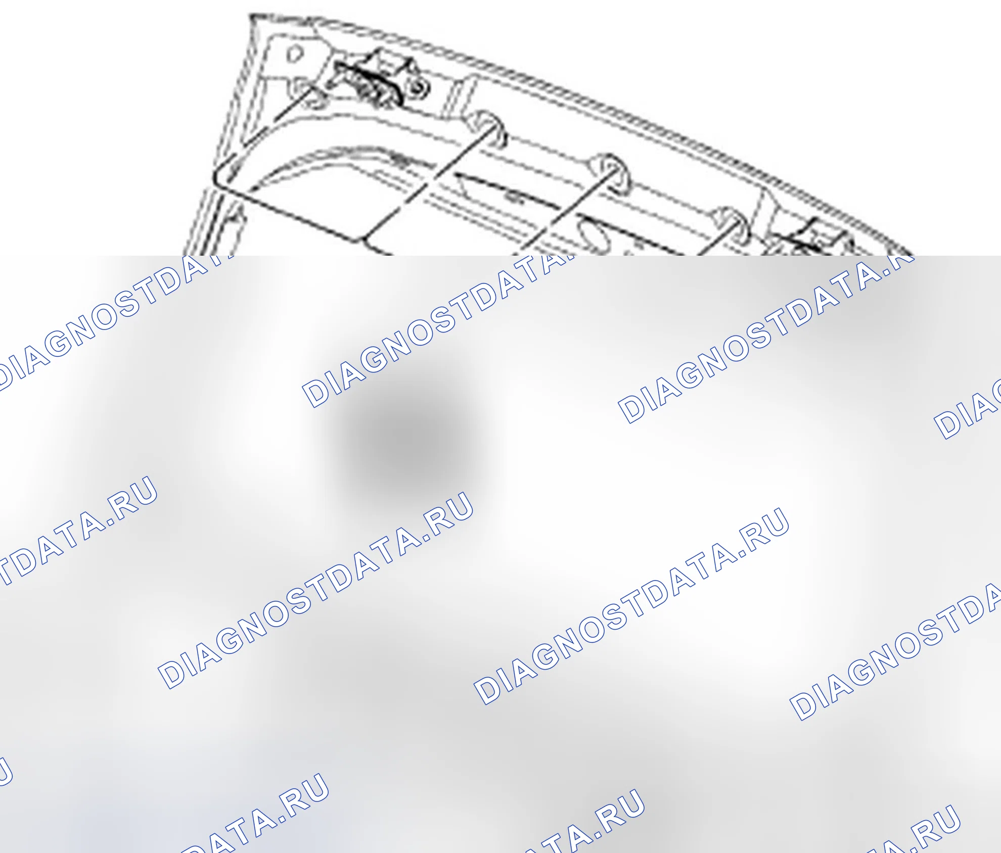 Рис. 341: СПОЙЛЕР - дверь багажника. Jeep Compass I