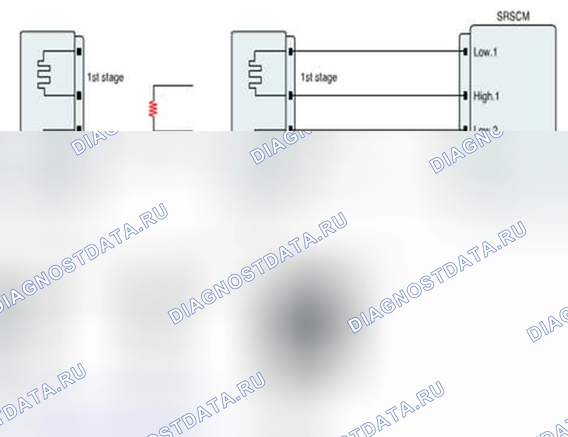 Рис. 287: Проверка цепи пиропатрон. Geely SC7 I