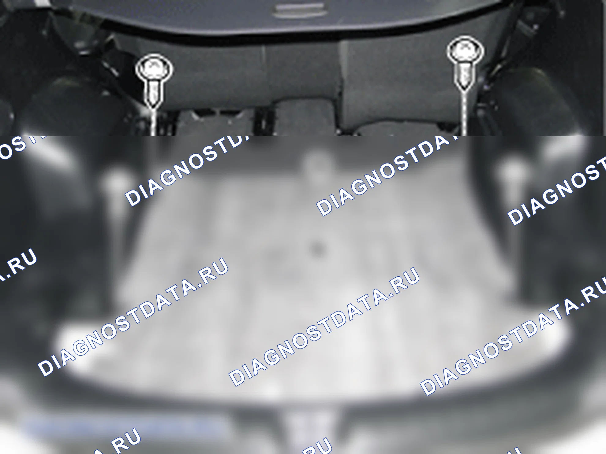 Снятие блока интеллектуальных ключей. Hyundai Santafe Sport DMA