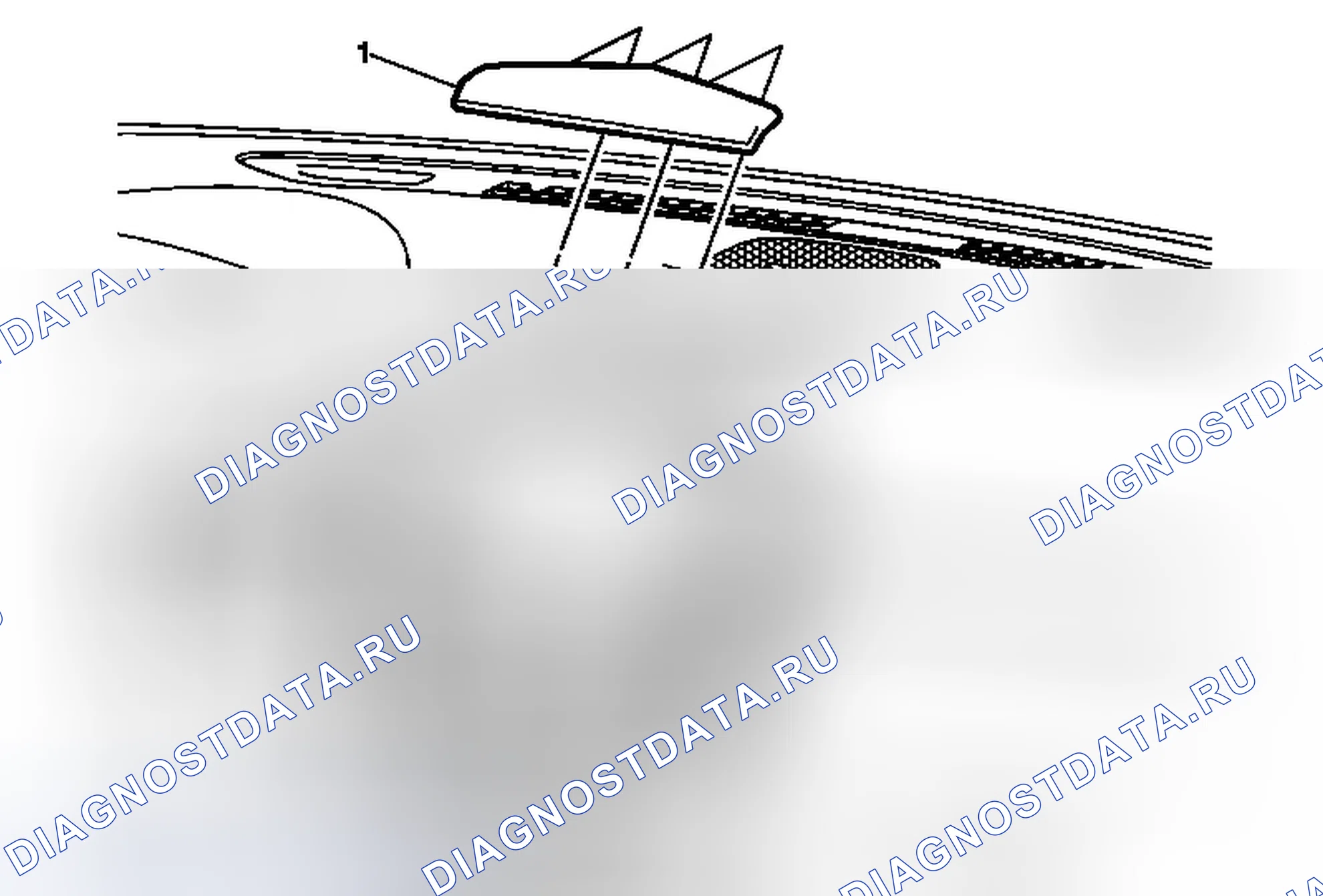 Рис. 80: Замена верхней обрезной крышки приборной панели. Cadillac SRX II рестайлинг