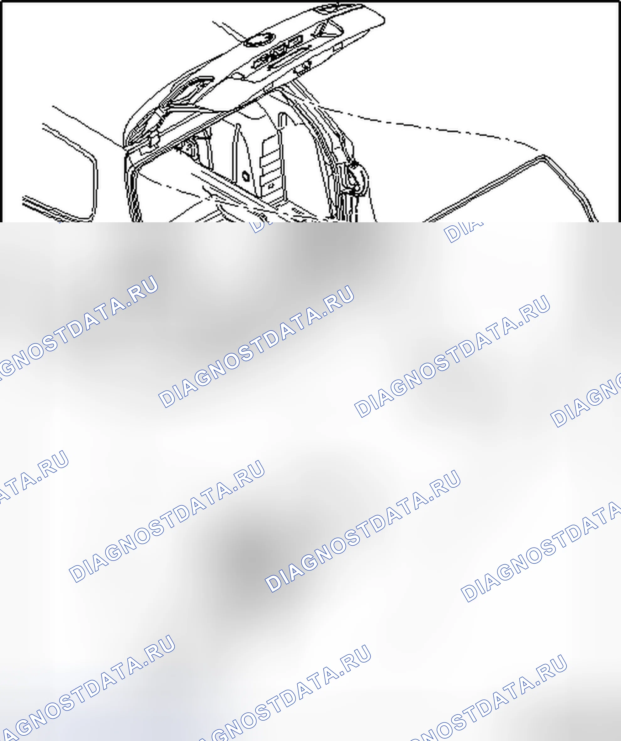 Рис. 467: УПЛОТНЕНИЕ ЗАДНЕЙ КРЫШКИ. Volkswagen Passat B6