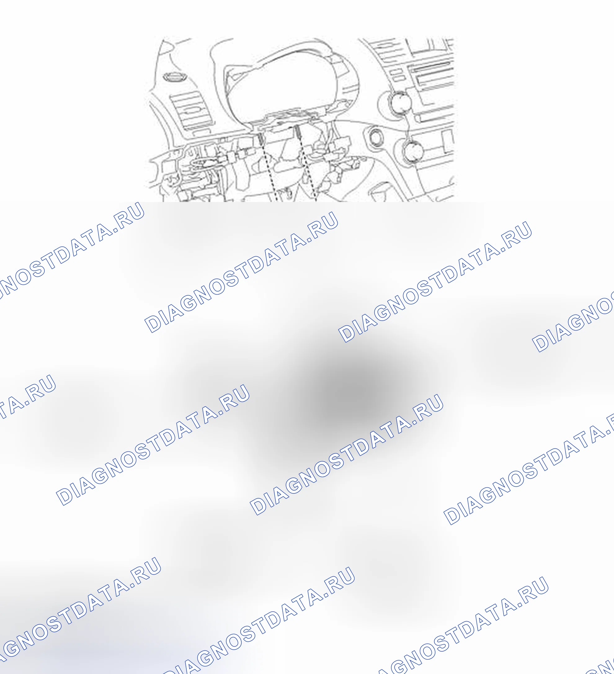 Рис. 764: ИЛЛЮСТРАЦИЯ. Toyota Highlander II рестайлинг