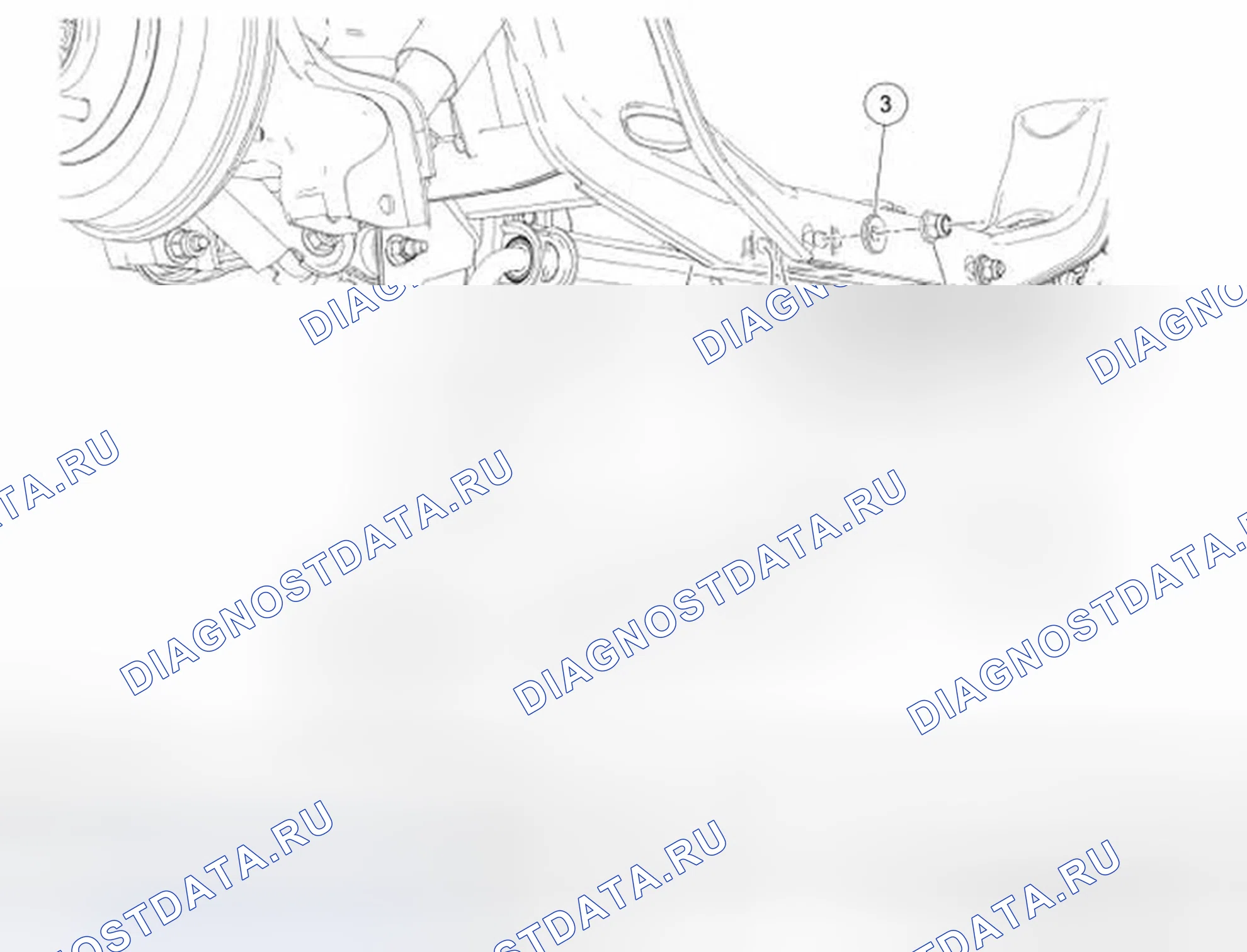 Рис. 28: Нижний рычаг - задний. Ford Focus II