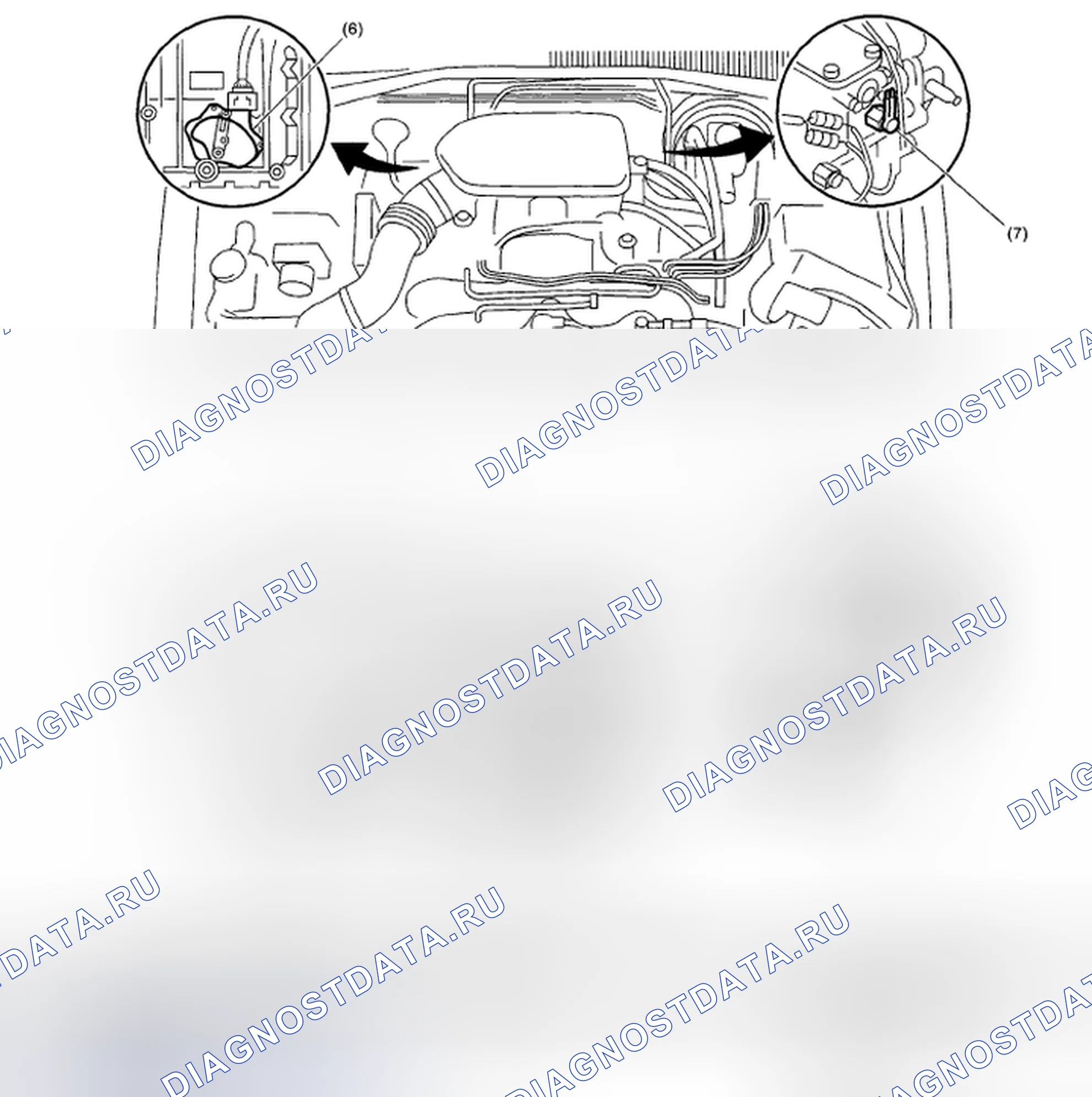 Рис. 6: РАСПОЛОЖЕНИЕ. Subaru Legacy BL/BP рестайлинг