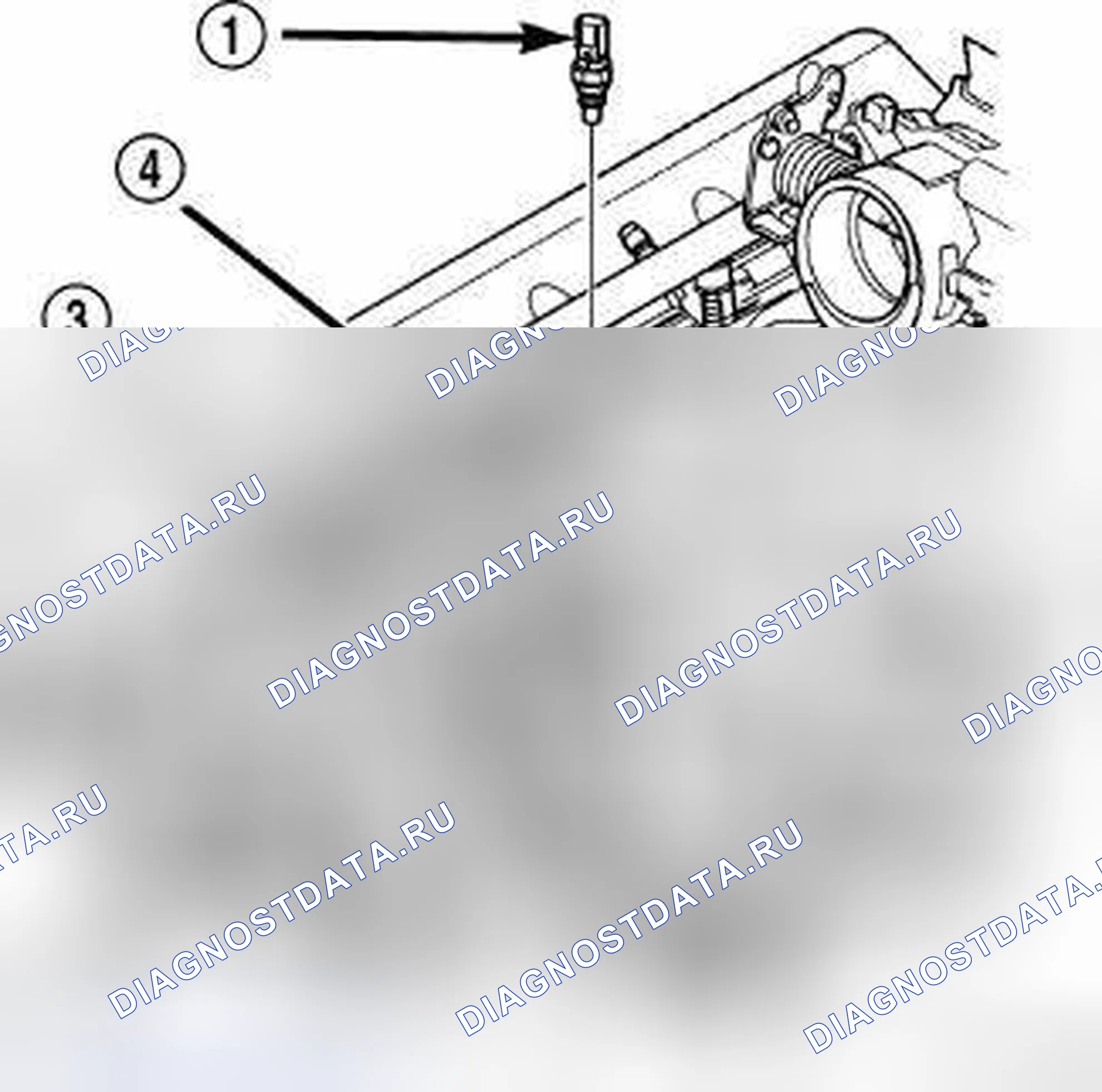 Рис. 22: ДВИГАТЕЛЬ 4.7л. RAM Pickup 3500 