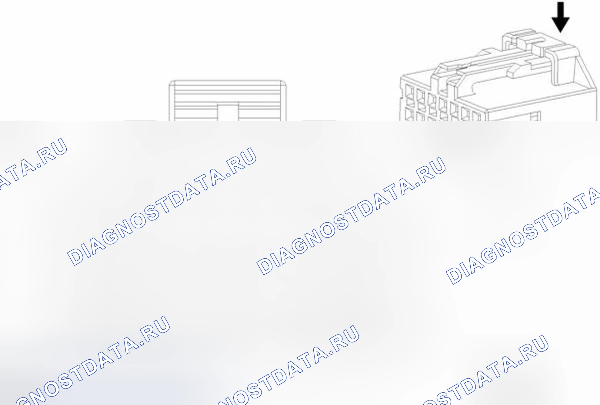 Рис. 333: Коммутатор информационного центра водителя S16 (UH9). GMC Acadia I рестайлинг