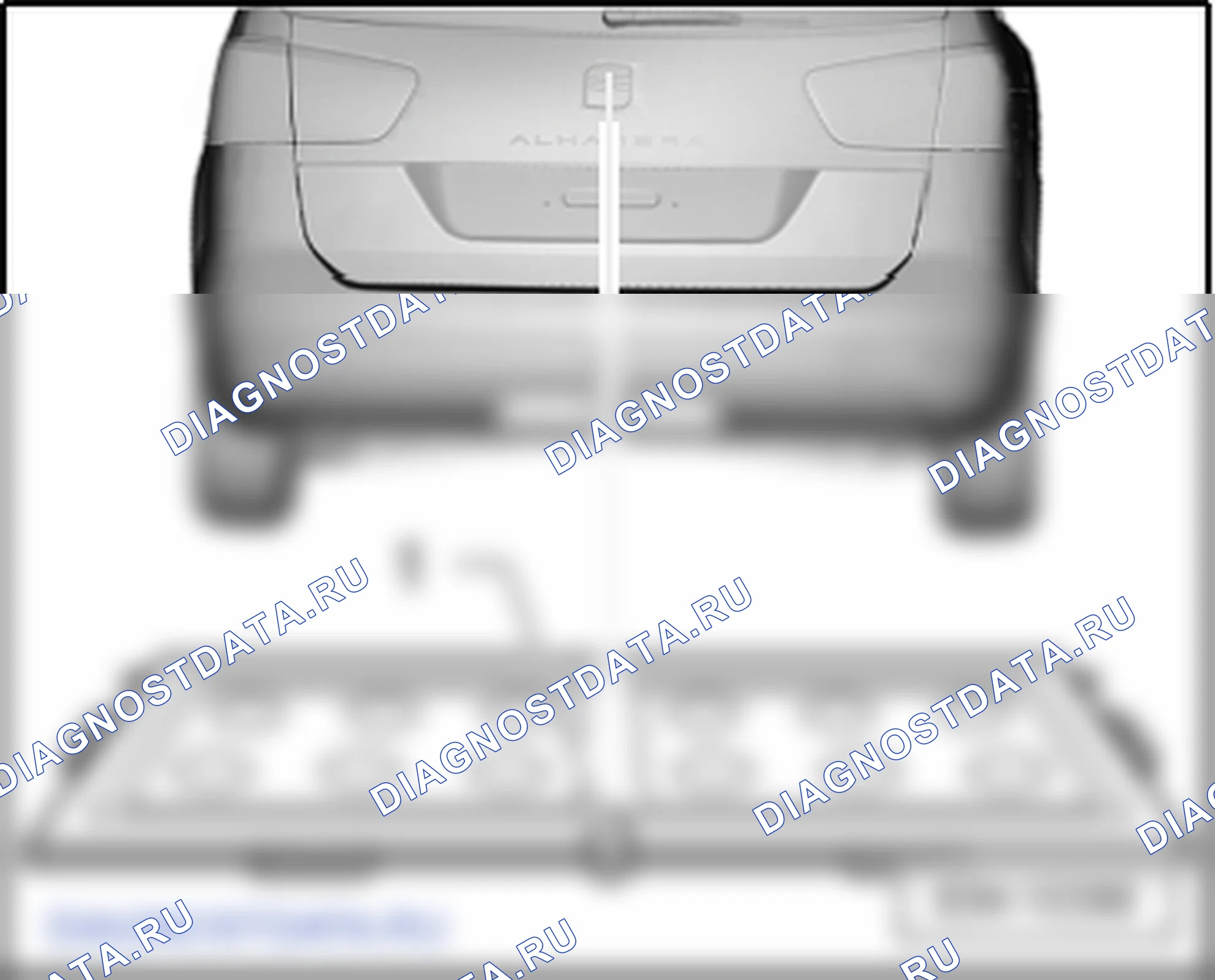 Система камеры заднего вида. SEAT Alhambra Ii