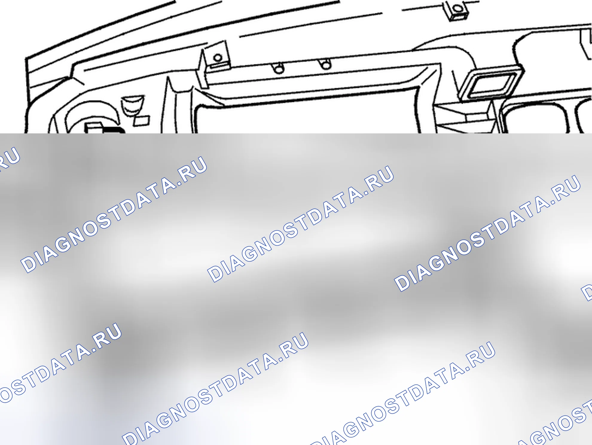 Рис. 932: Прокладка кабельных жгутов. Volvo C70 I