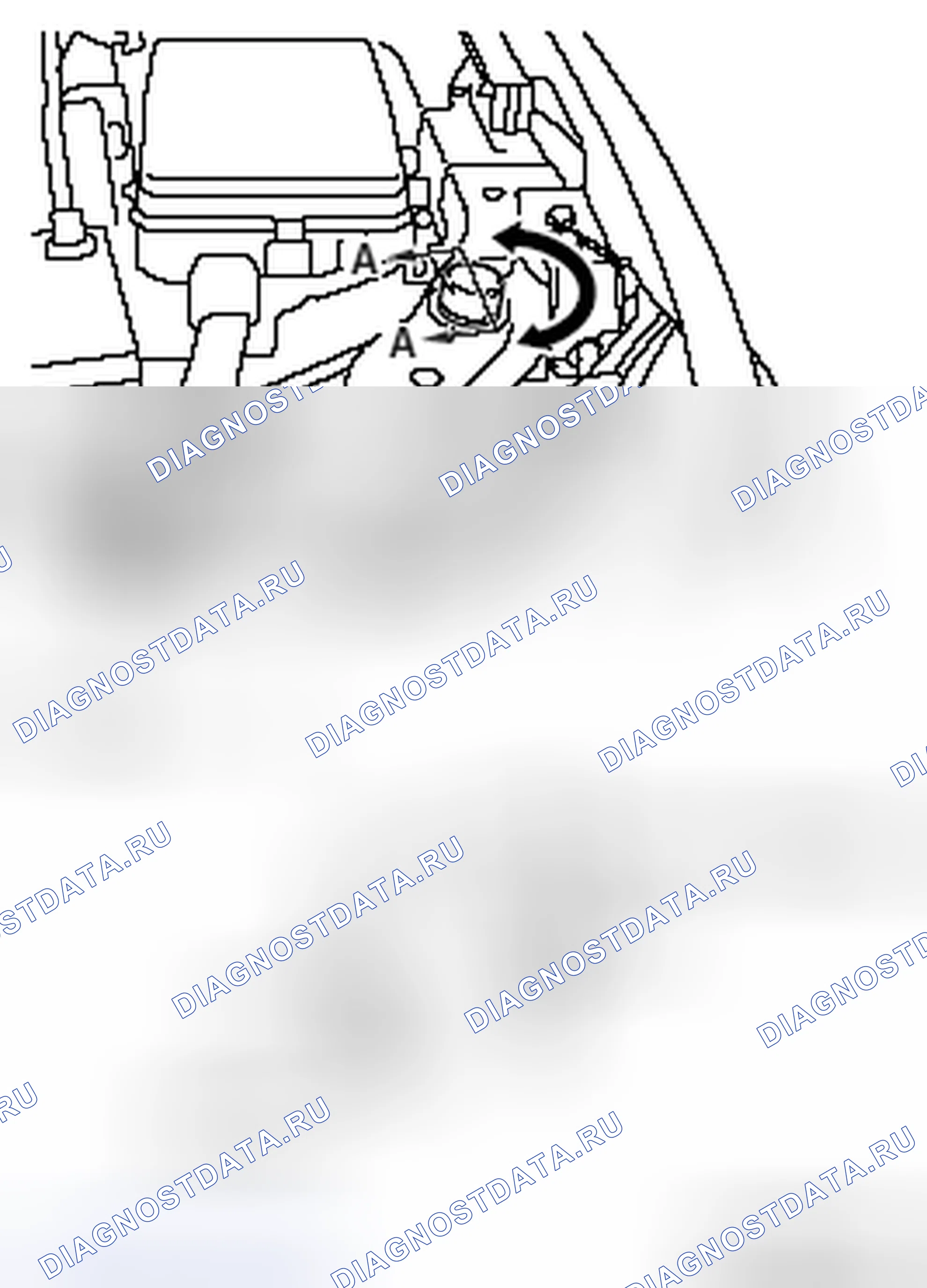 Рис. 6: РЕГУЛИРОВКА ВЫСОТЫ КАПОТА. Mazda MX-5 NB
