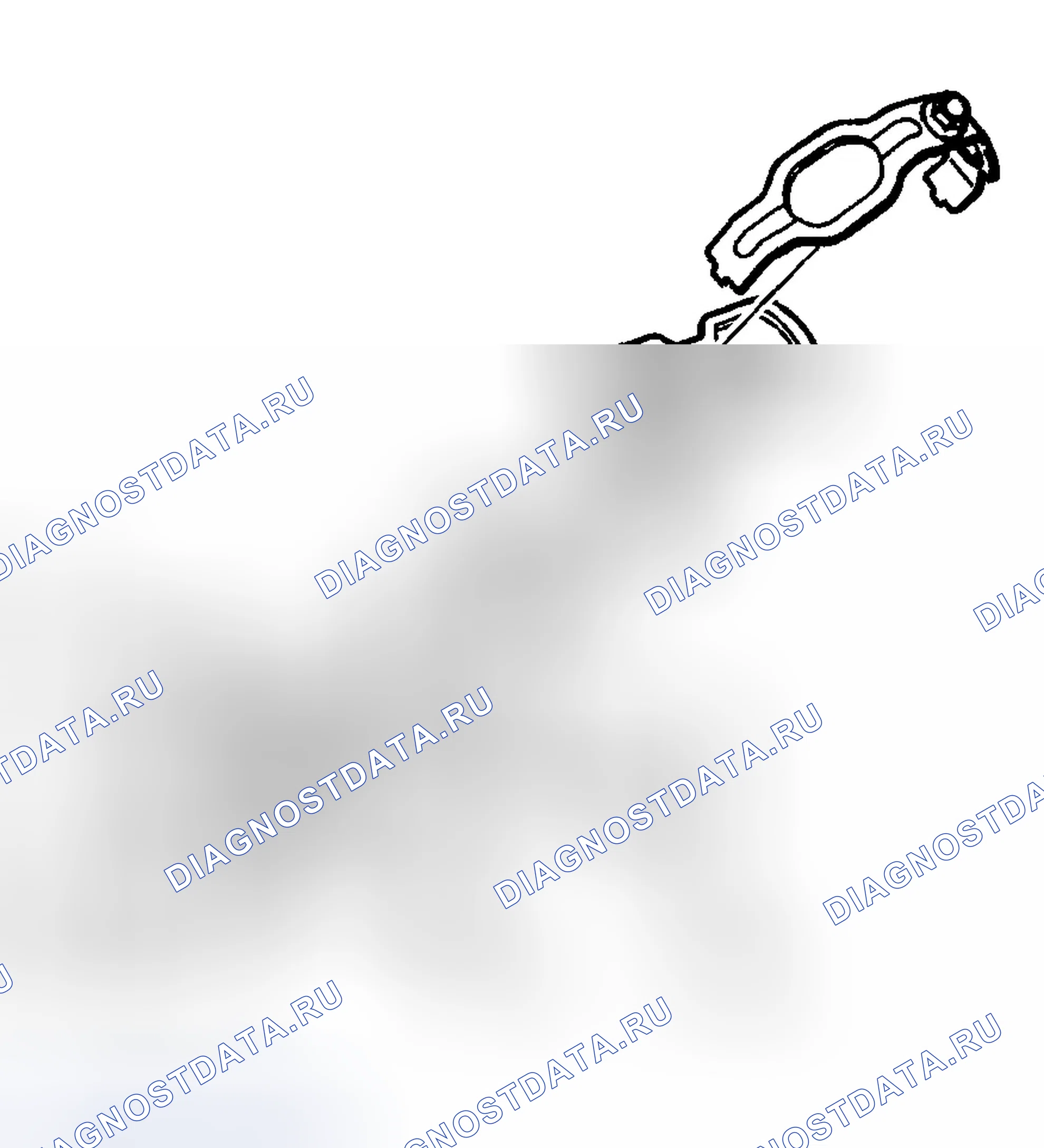 Рис. 1012: Монтаж подъемника клапана. Chevrolet Silverado 2500 