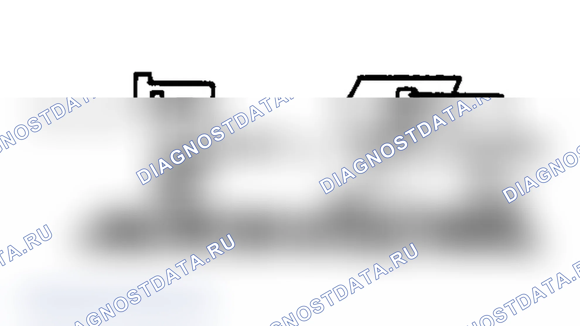 Рис. 53: Разъем ремня транспортного средства реле топливного насоса. Mercury Topaz II