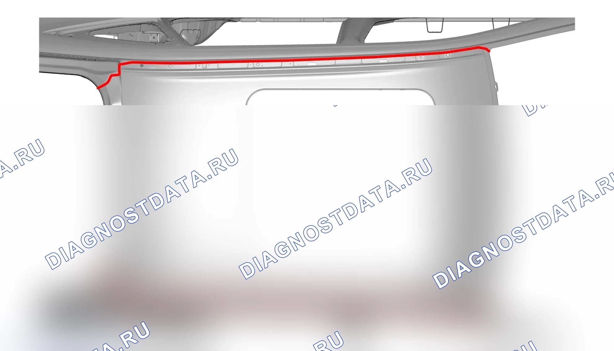 ПВХ сварной шов герметика — Haval H6S. Haval H6S I