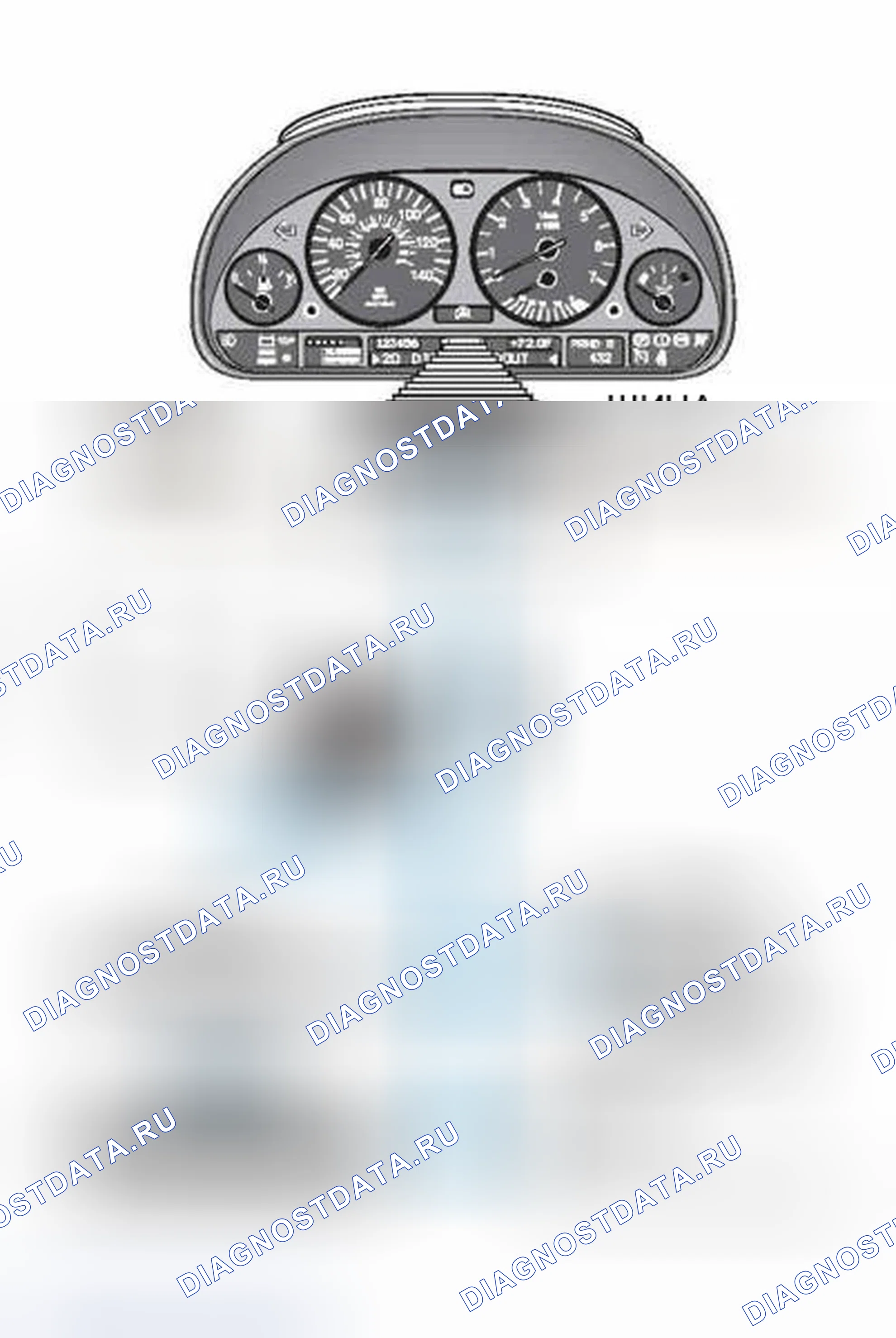 Рис. 506: Многофункциональный руль. BMW X5 E53