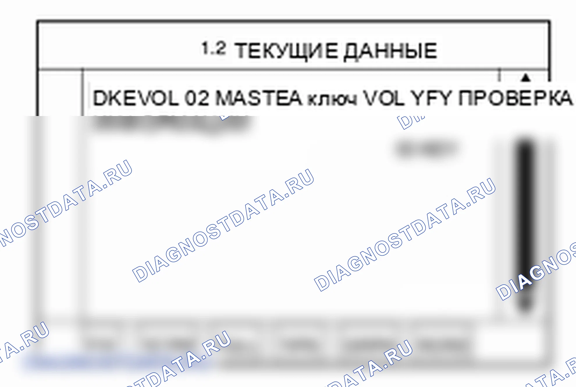 Проверка системы блока управления иммобилайзером. Hyundai H-1 A1