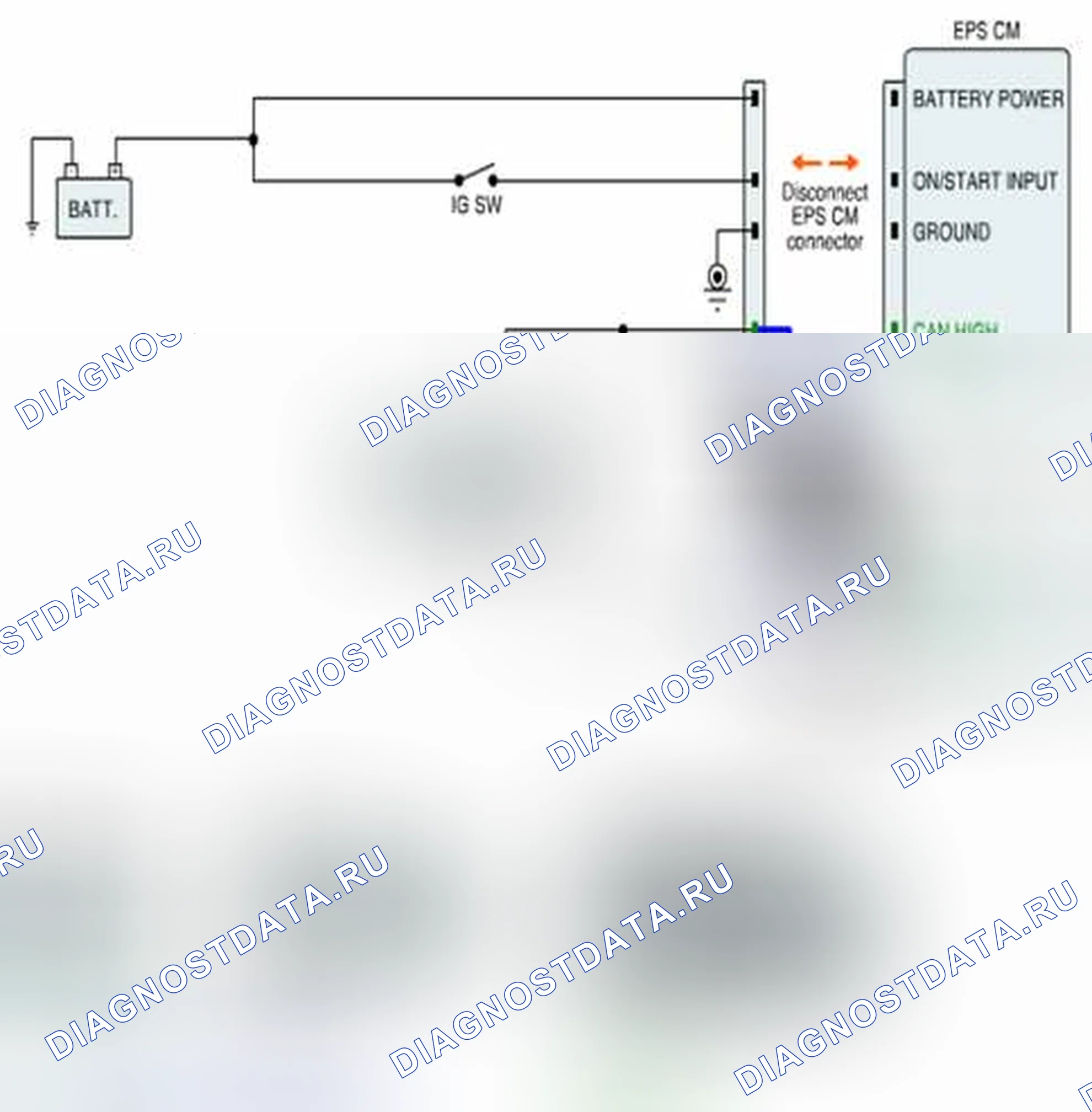 Рис. 49: Проверка цепи связи CAN (EPS < -- > ESC (VDC). Geely Vision X3 Pro I