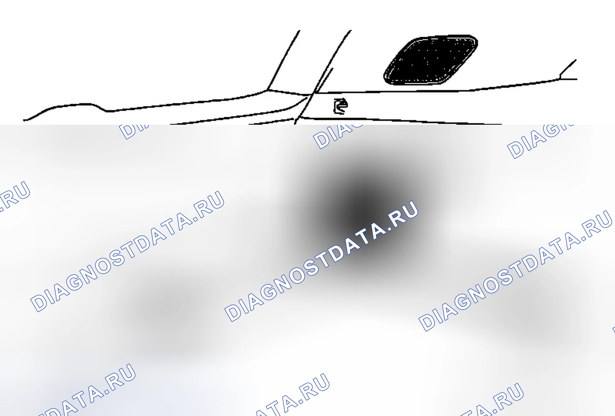 Рис. 27: Замена грузовой лампы (вагон). Cadillac CTS II