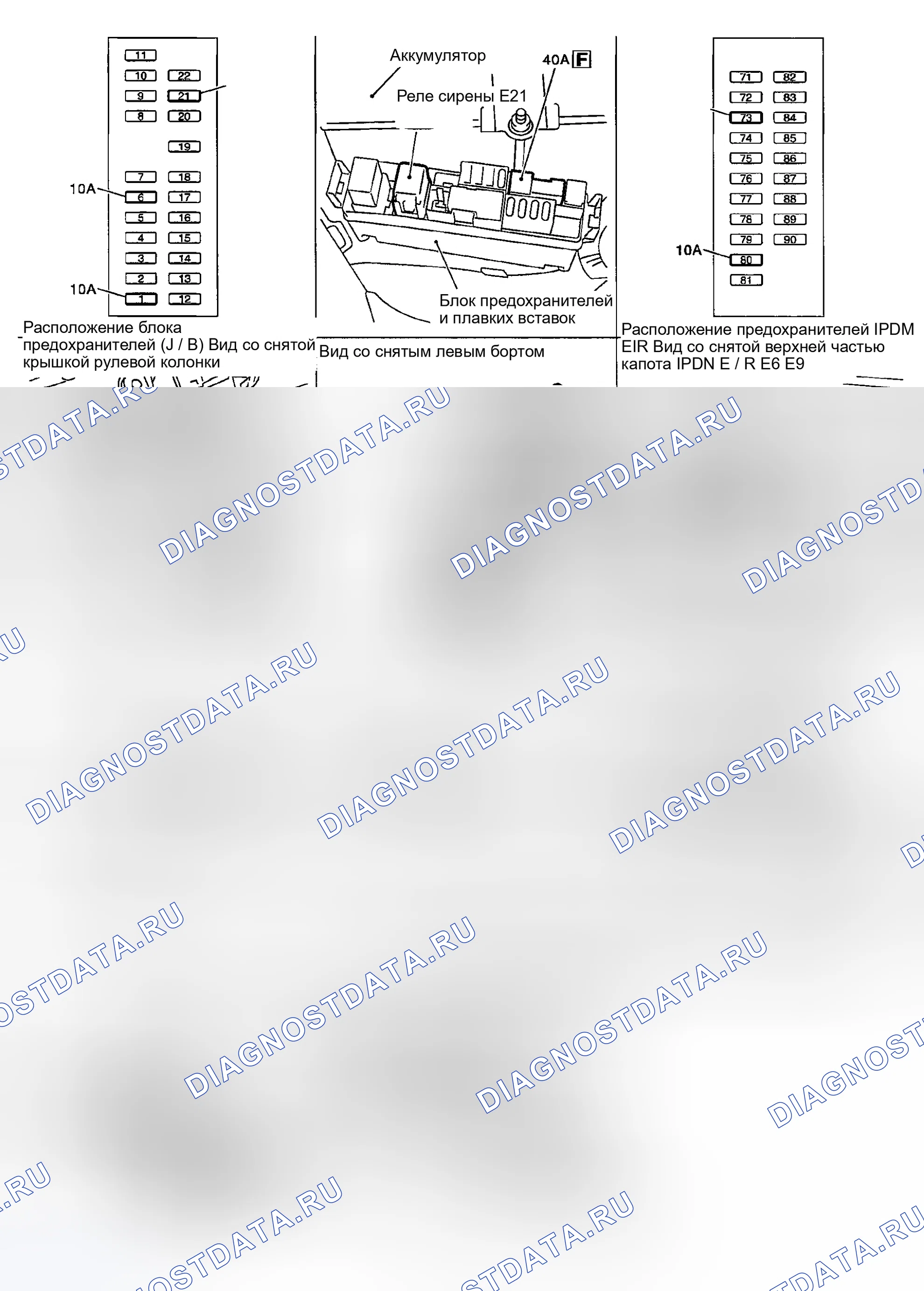 Рис. 66: РАСПОЛОЖЕНИЕ КОМПОНЕНТОВ И КАБЕЛЬНЫХ ЖГУТОВ. Nissan 350Z I