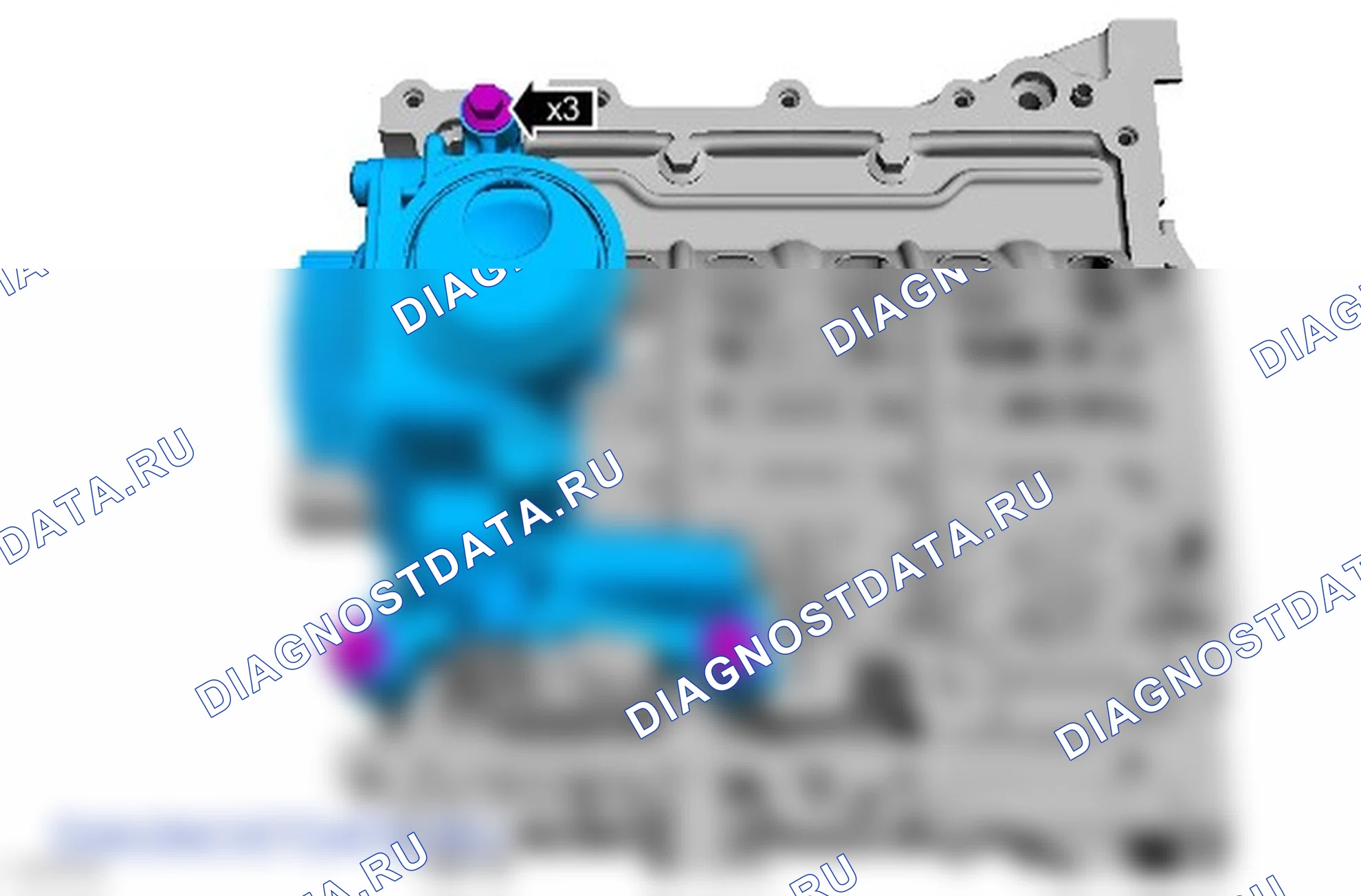 Разборка двигателя. Ford Grand C-MAX II