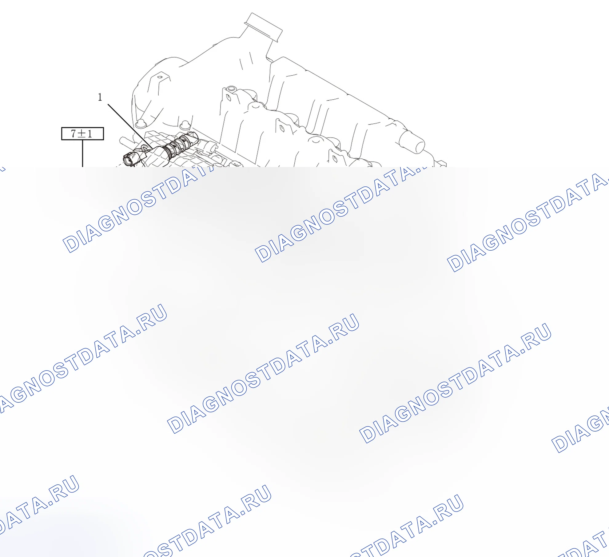 Схема расположения регулирующего клапана VVT-i — Great Wall Wingle-5. Great-Wall Wingle 5 I