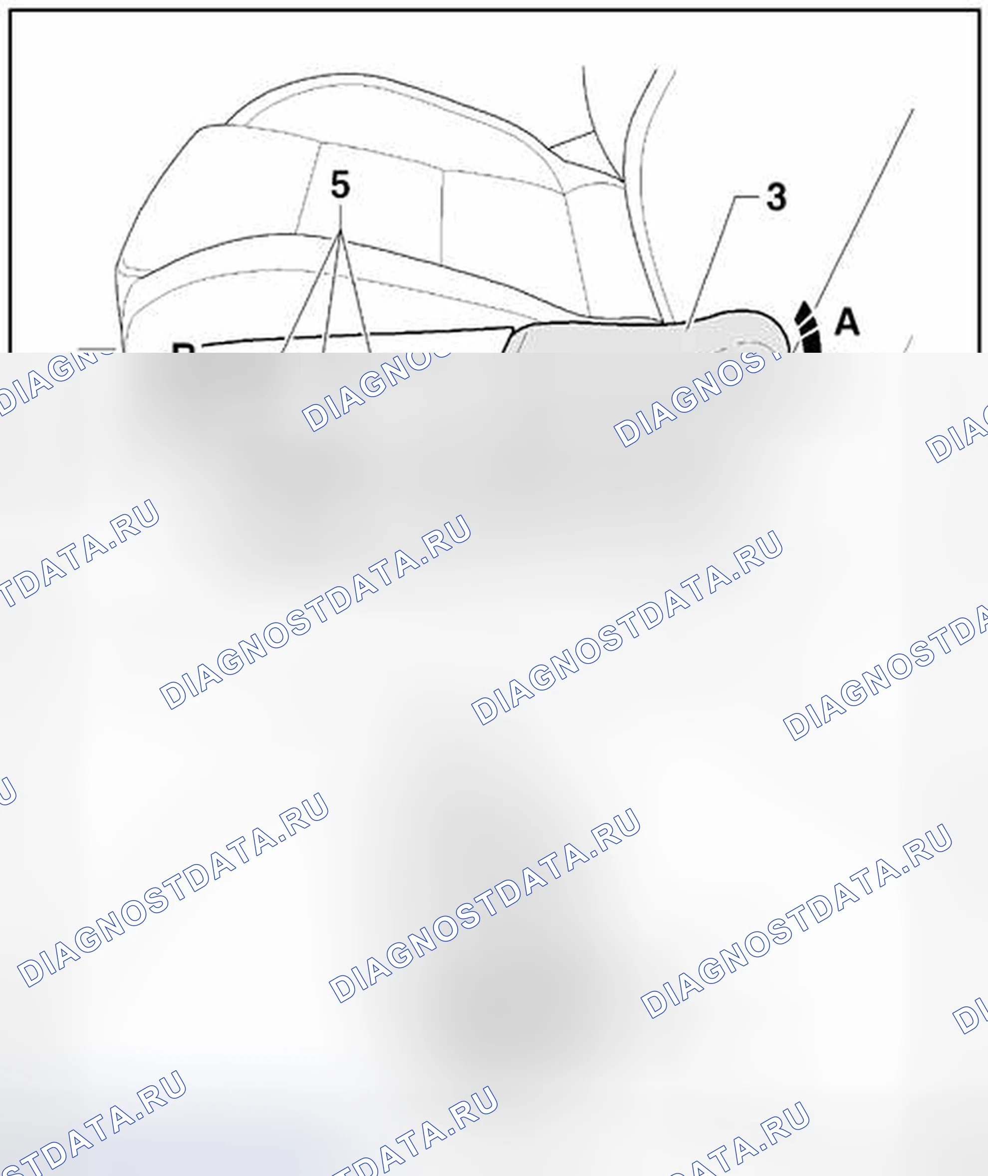 Рис. 17: СИЛОВАЯ ПОДСТРОЙКА СИДЕНЬЯ, СЛЕВА. Volkswagen Jetta V
