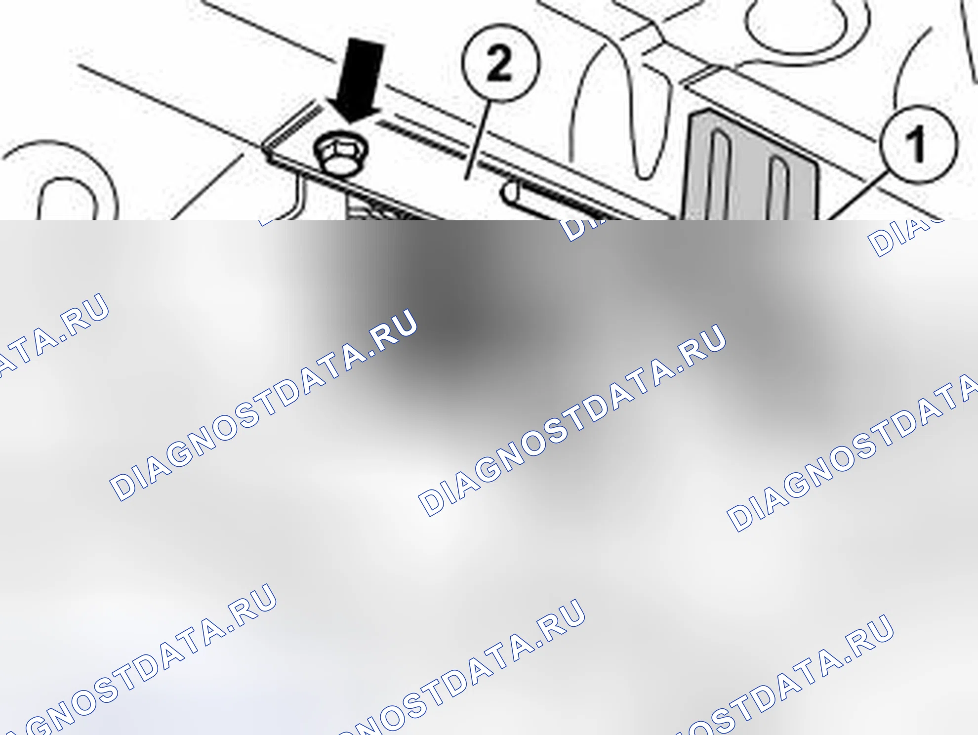Рис. 113: АРМАТУРНАЯ СТОЙКА ДЛЯ СЦЕПНЫХ УСТРОЙСТВ. Volvo S40 II рестайлинг