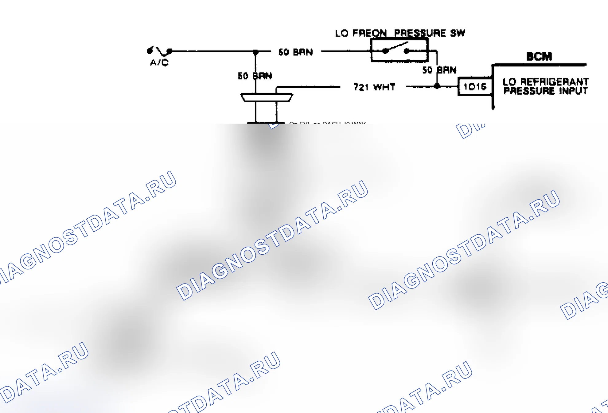Рис. 182: Код B446, B447 и B448. электросхема (Реатта и Ривьера). Система охлаждения. Проблема (1 из 2). Buick Riviera VII