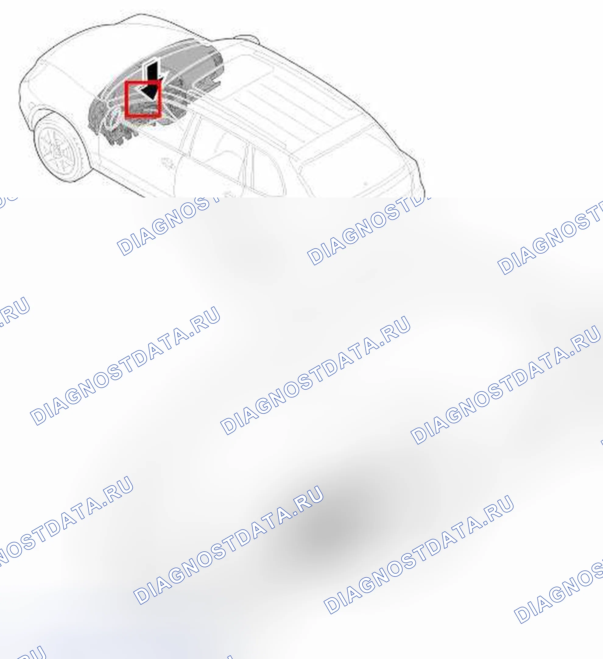 Рис. 222: Установка блока управления для электроники рулевого колеса. Porsche Cayenne GTS 957 рестайлинг