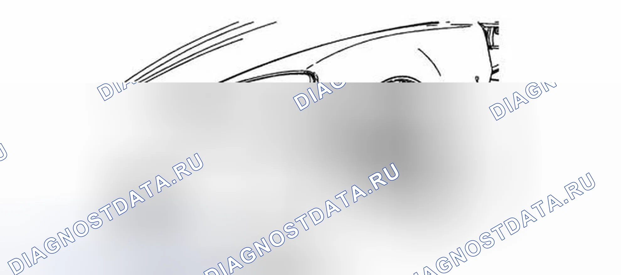 Рис. 9: Замена сигнализатора уровня растворителя омывателя ветрового стекла. Chevrolet Corvette C6