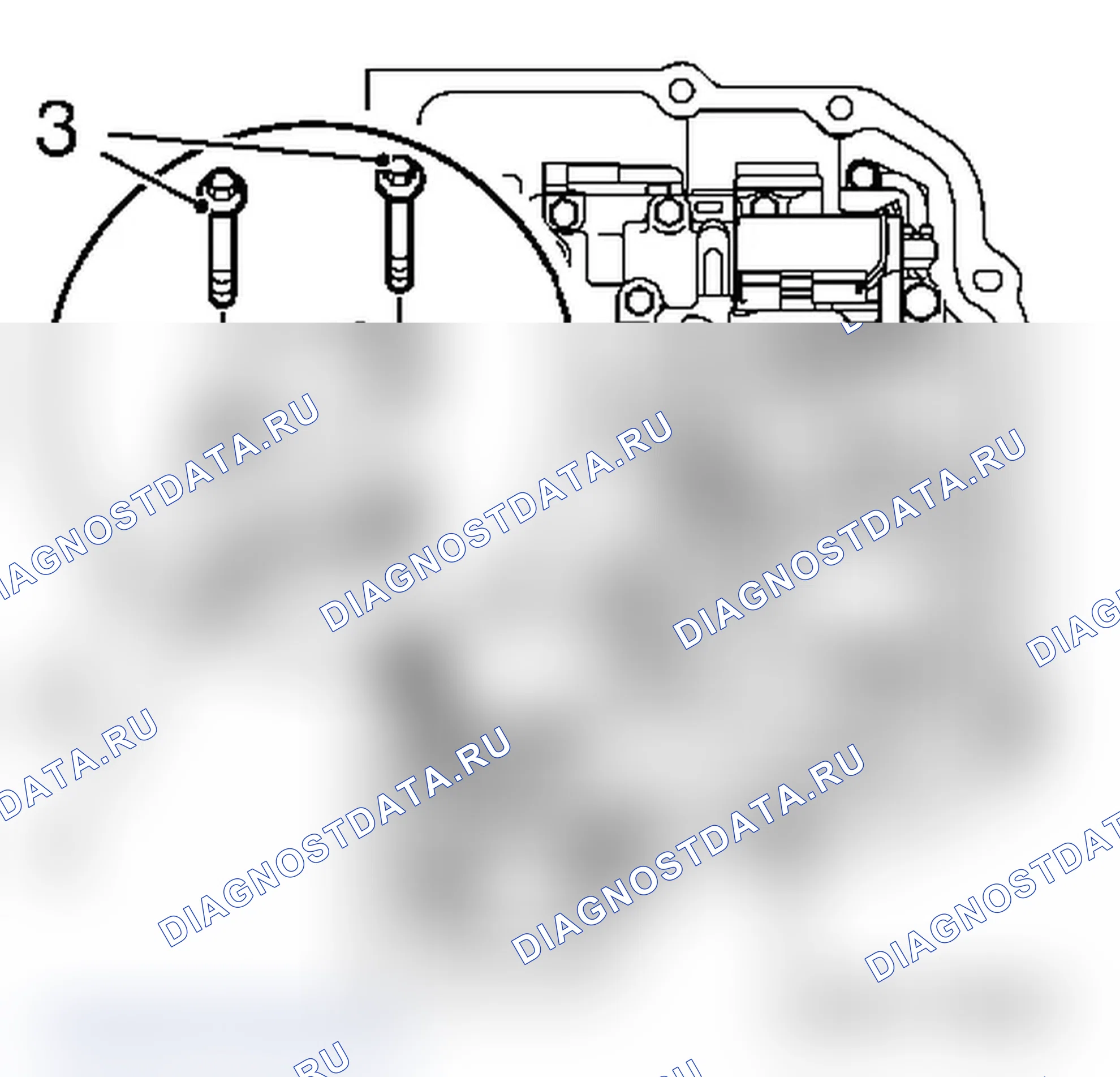 Демонтаж и монтаж корпуса клапана (коробка передач установлена) (AF 40). Opel Zafira B