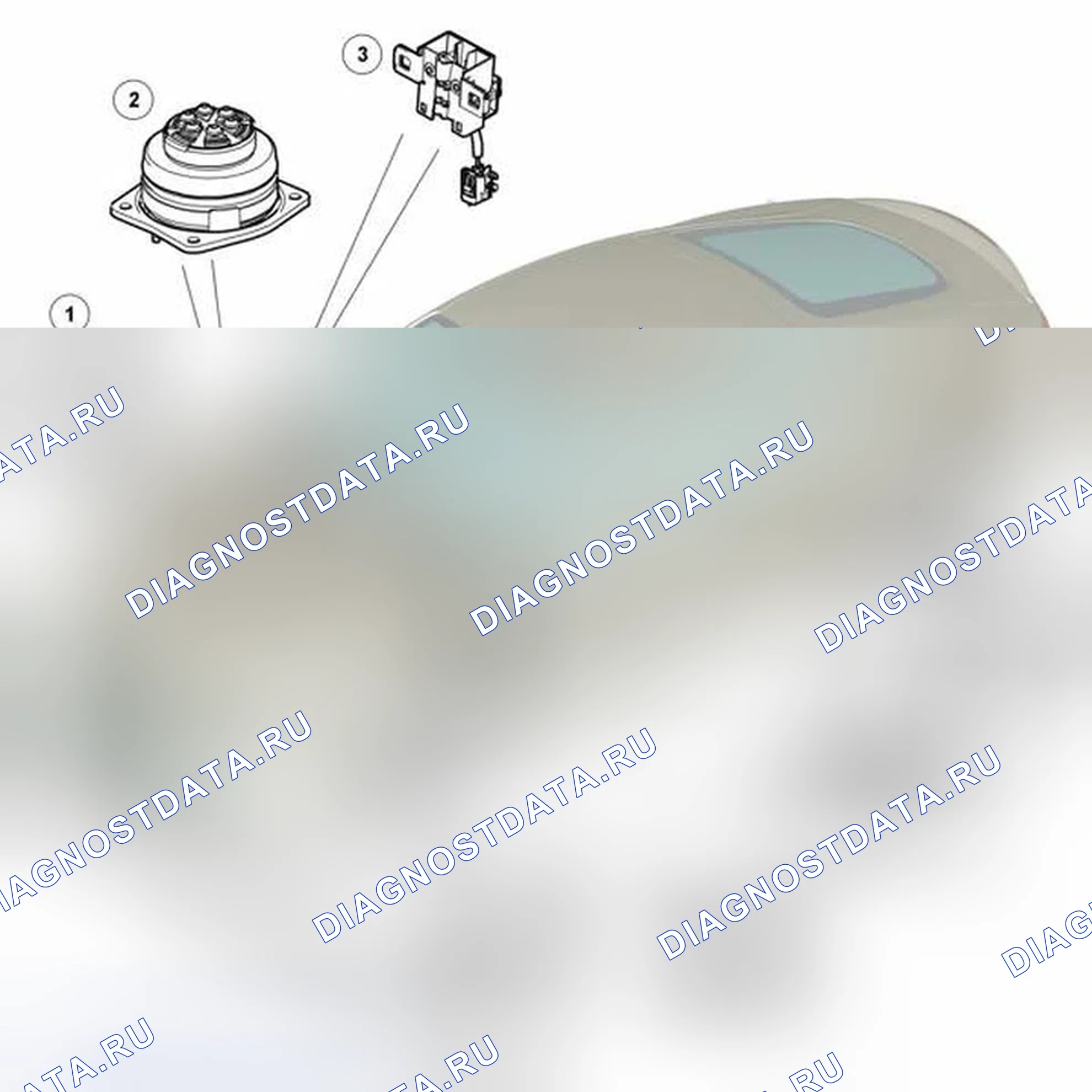 Рис. 52: РАСПОЛОЖЕНИЕ КОМПОНЕНТОВ. Jaguar XKR II