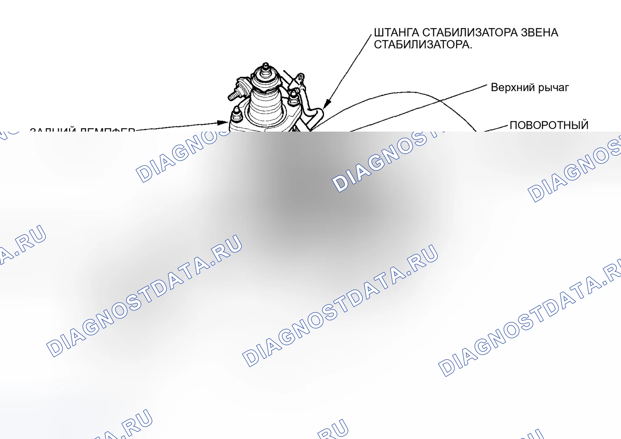 Рис. 3: Задняя подвеска. Honda CR-V II рестайлинг