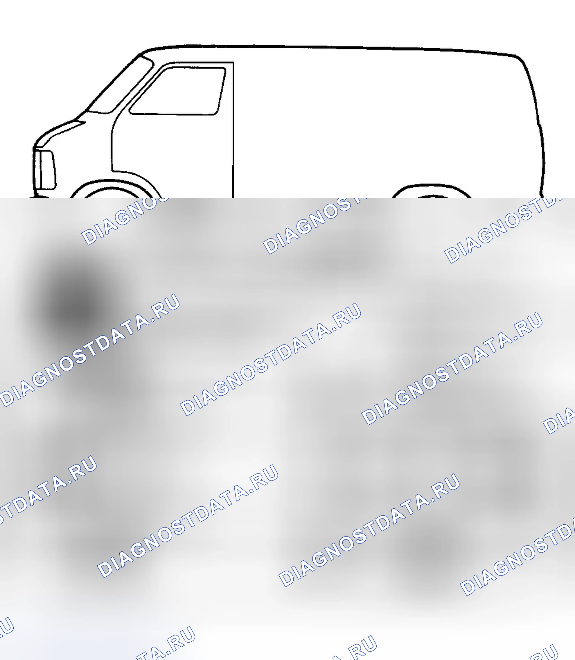 Рис. 5: Рамовый фургон / вагон. Dodge Durango I