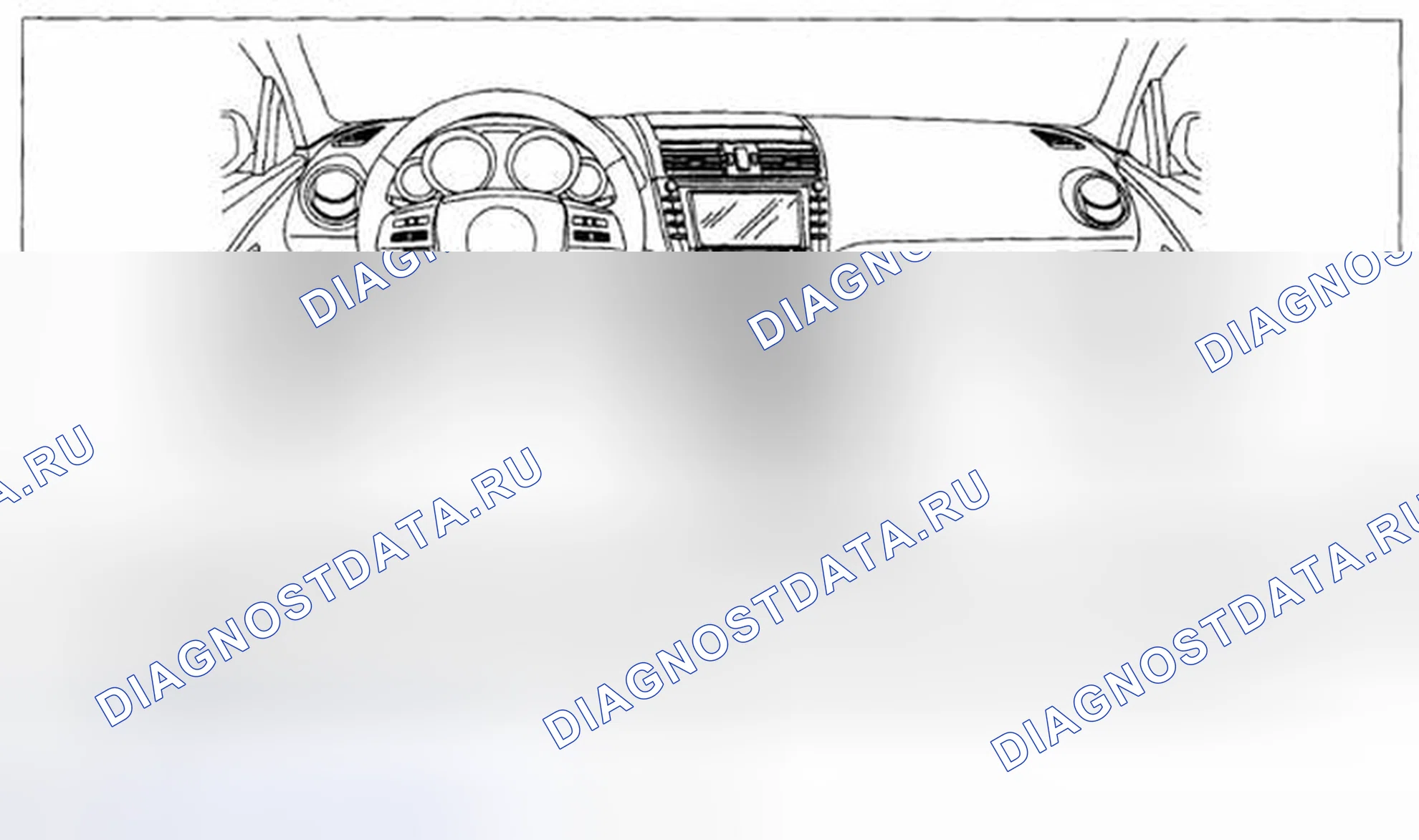 Рис. 26: ИНДЕКС МЕСТОПОЛОЖЕНИЯ СИСТЕМЫ УПРАВЛЕНИЯ. Mazda 6 GH рестайлинг